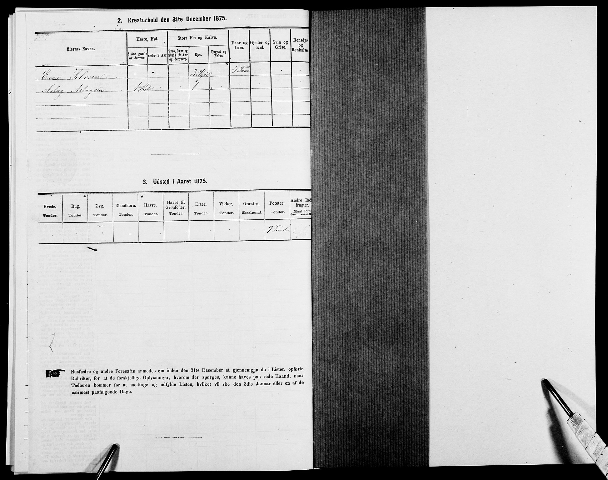 SAK, 1875 census for 0929P Åmli, 1875, p. 454