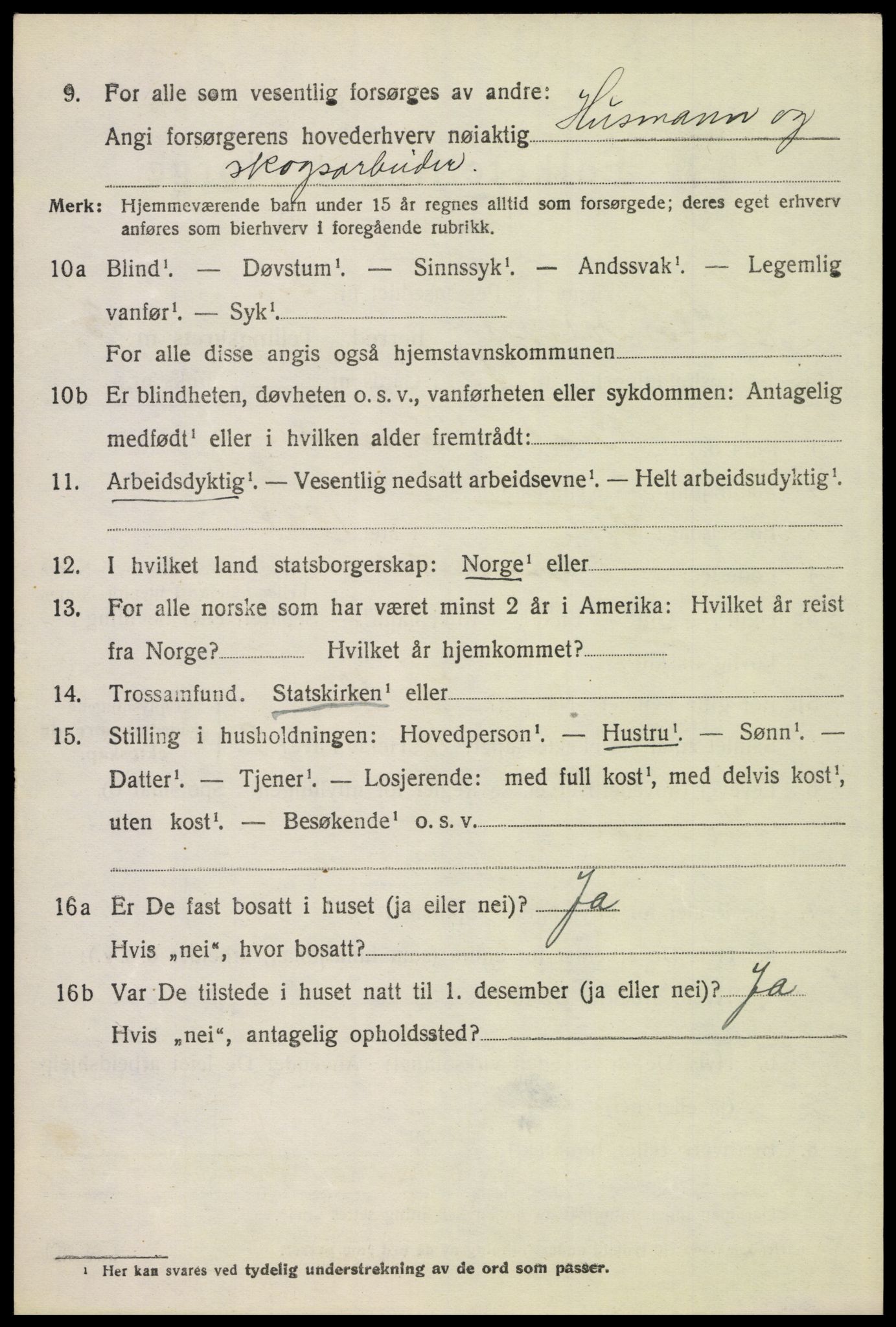 SAH, 1920 census for Stor-Elvdal, 1920, p. 2799