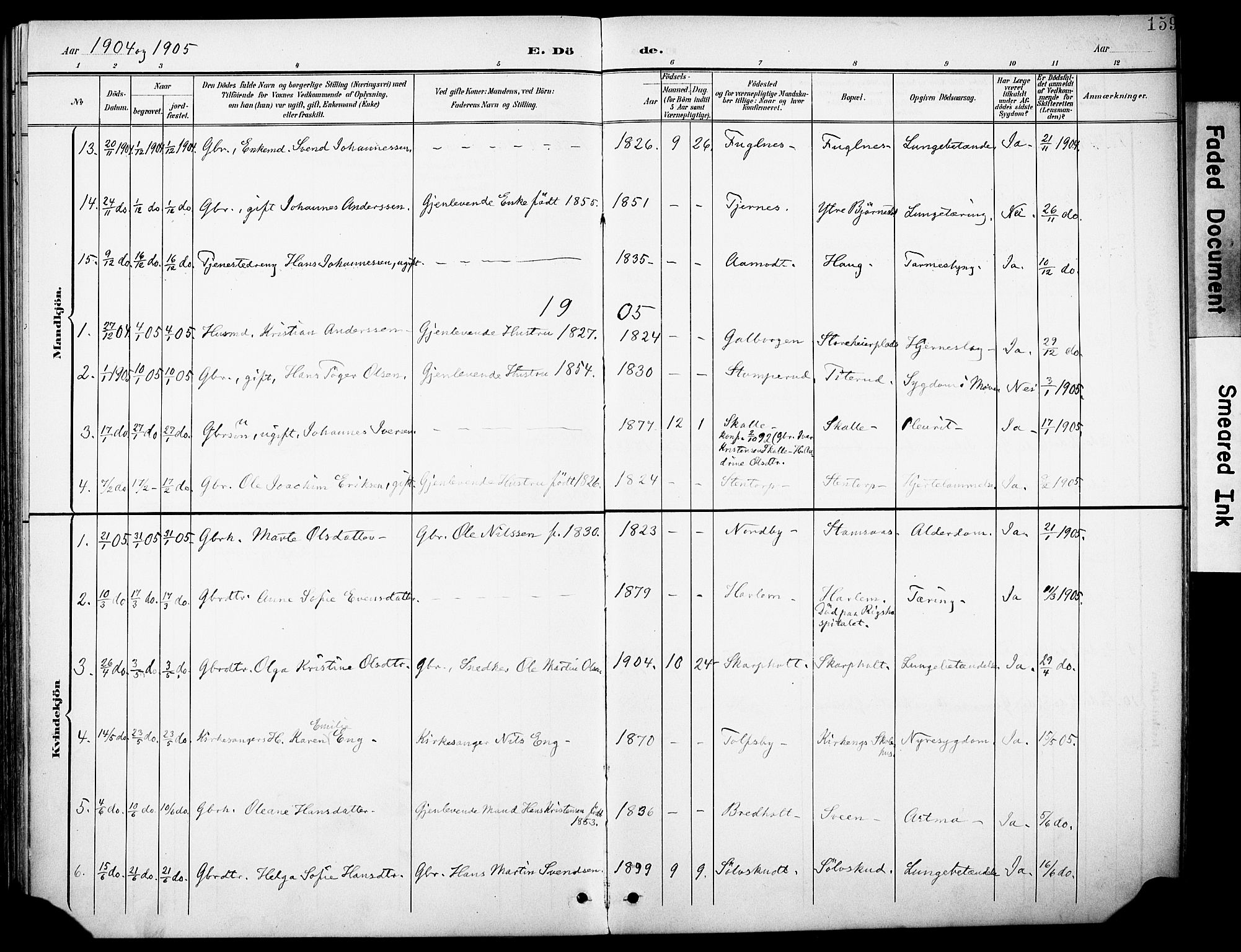 Rakkestad prestekontor Kirkebøker, AV/SAO-A-2008/F/Fb/L0002: Parish register (official) no. II 2, 1900-1920, p. 159