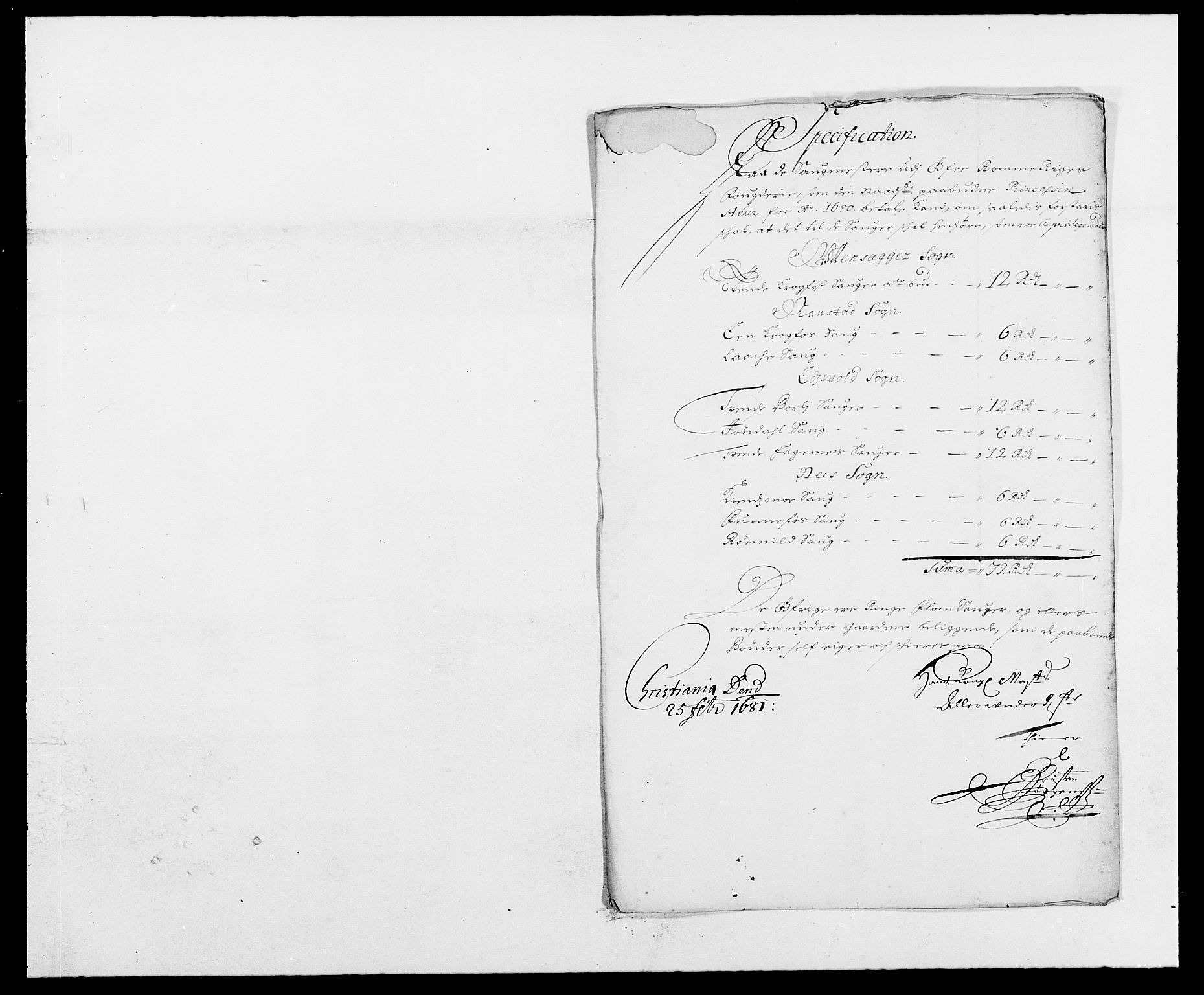 Rentekammeret inntil 1814, Reviderte regnskaper, Fogderegnskap, AV/RA-EA-4092/R12/L0696: Fogderegnskap Øvre Romerike, 1681, p. 98