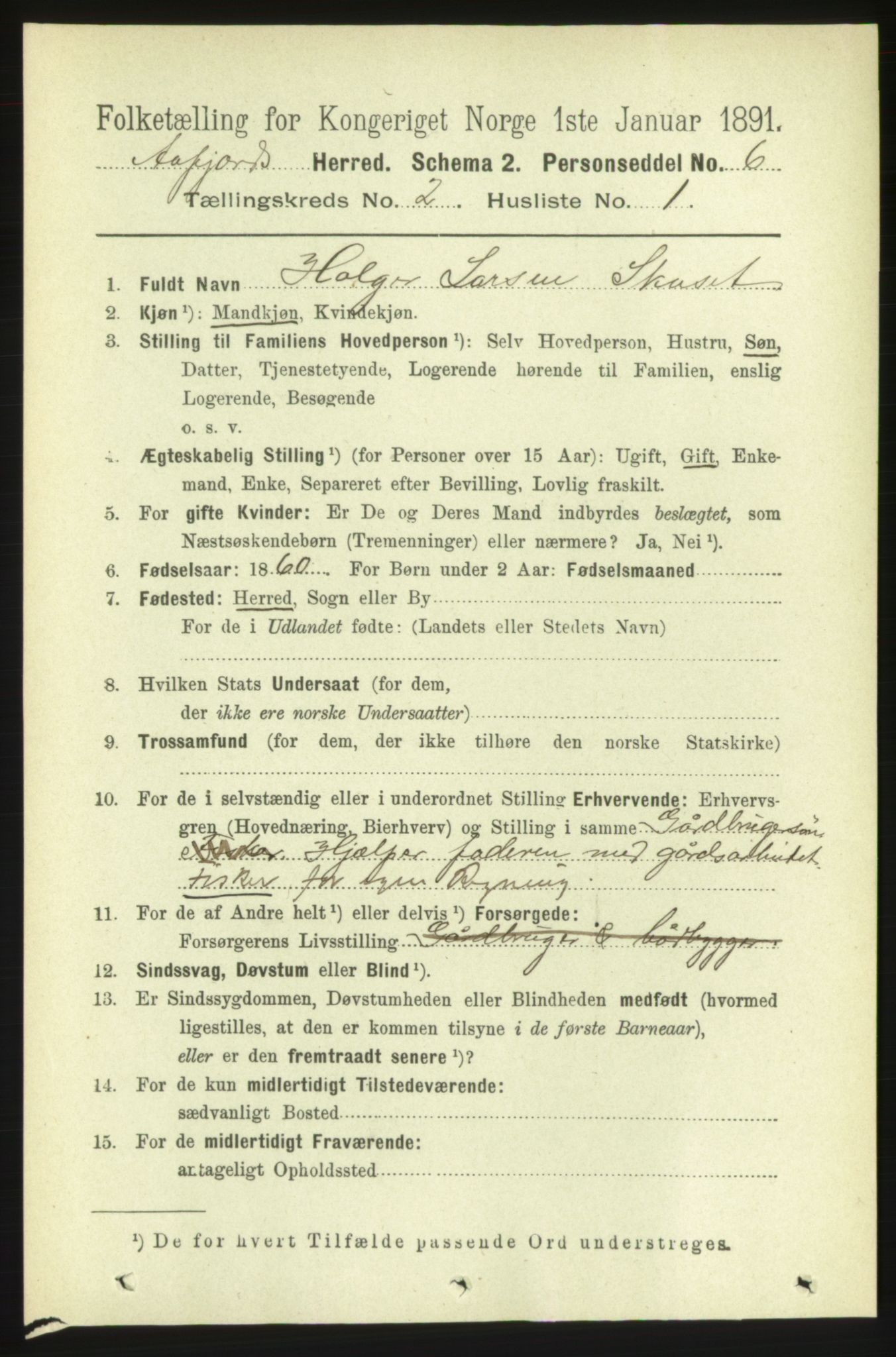 RA, 1891 census for 1630 Åfjord, 1891, p. 382