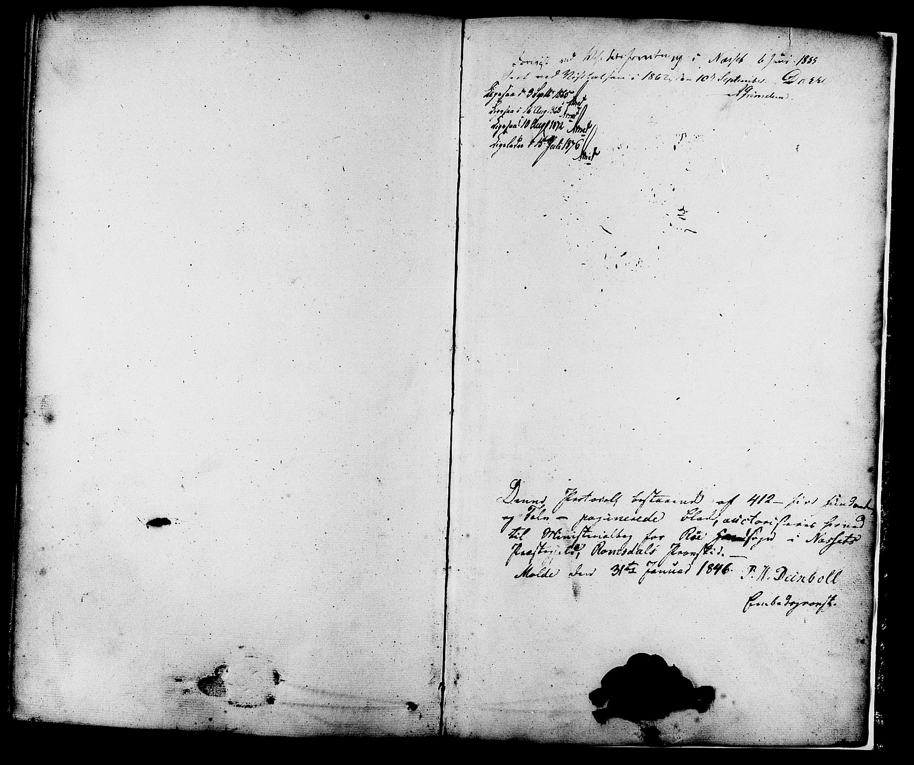 Ministerialprotokoller, klokkerbøker og fødselsregistre - Møre og Romsdal, SAT/A-1454/551/L0625: Parish register (official) no. 551A05, 1846-1879