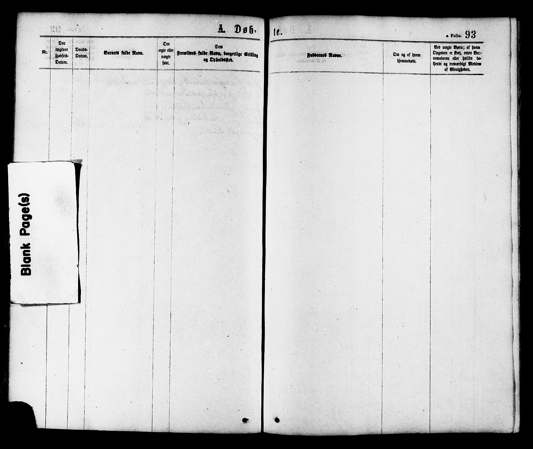 Ministerialprotokoller, klokkerbøker og fødselsregistre - Nord-Trøndelag, SAT/A-1458/758/L0516: Parish register (official) no. 758A03 /3, 1869-1879, p. 93