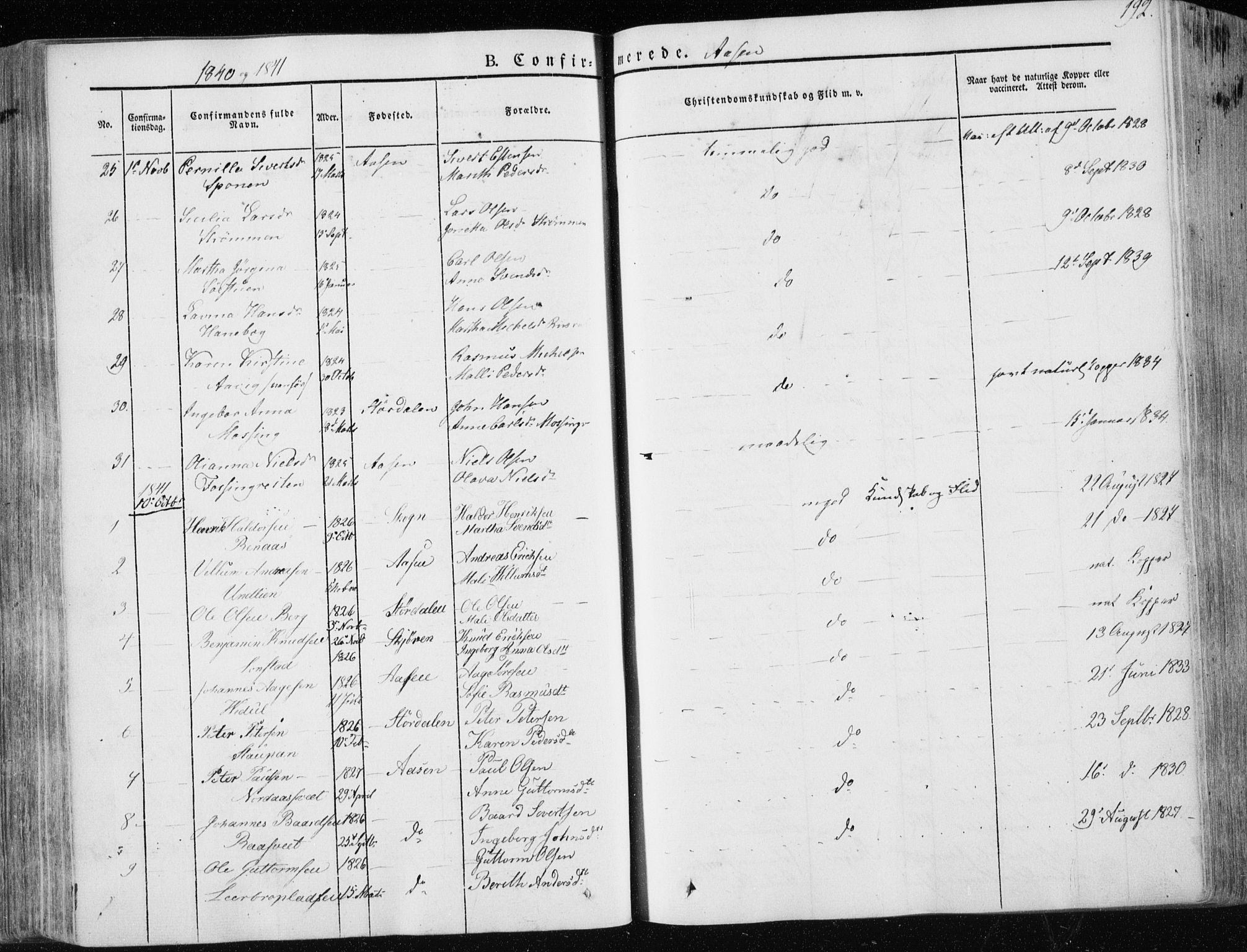 Ministerialprotokoller, klokkerbøker og fødselsregistre - Nord-Trøndelag, SAT/A-1458/713/L0115: Parish register (official) no. 713A06, 1838-1851, p. 192