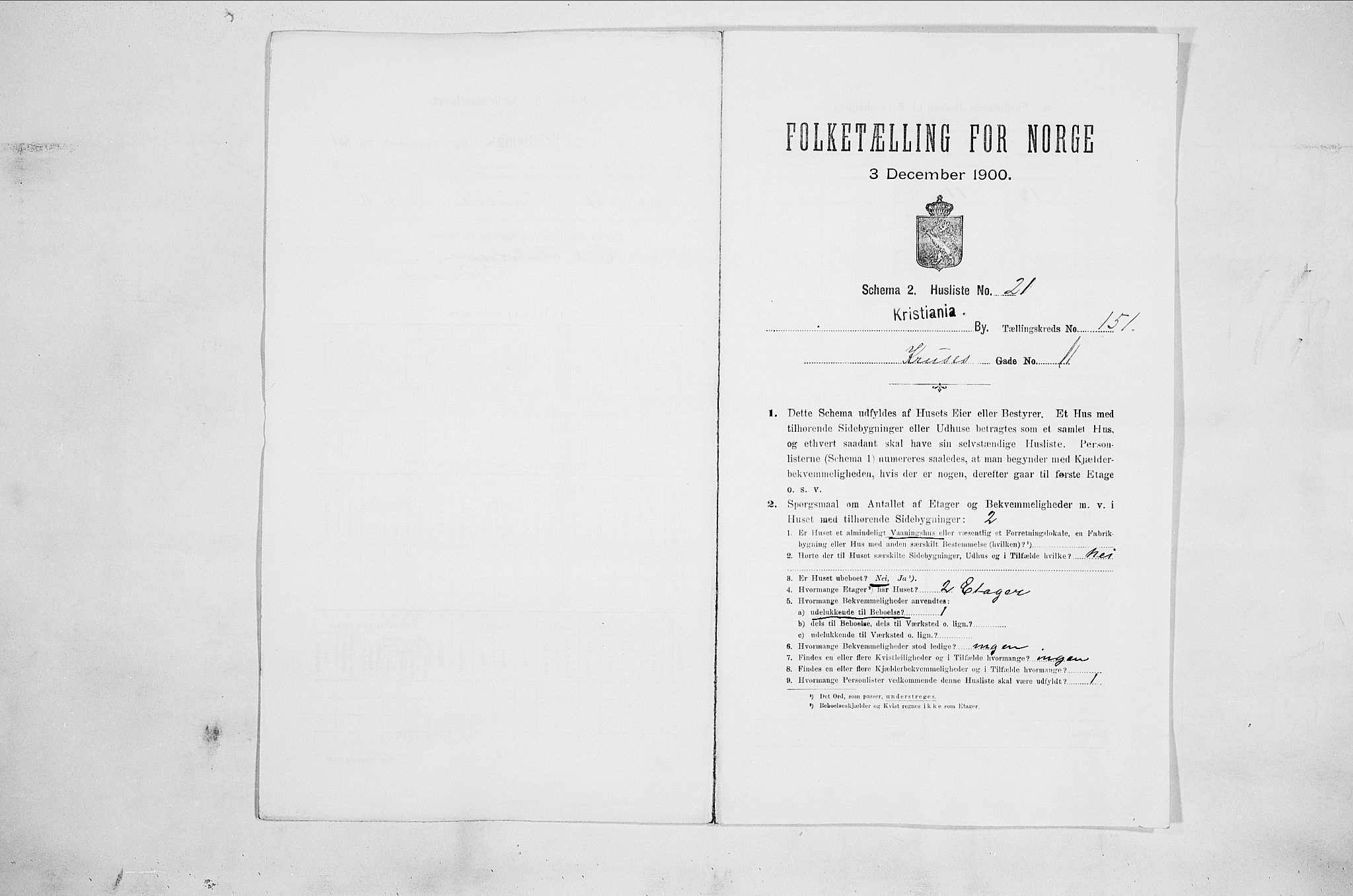 SAO, 1900 census for Kristiania, 1900, p. 50213