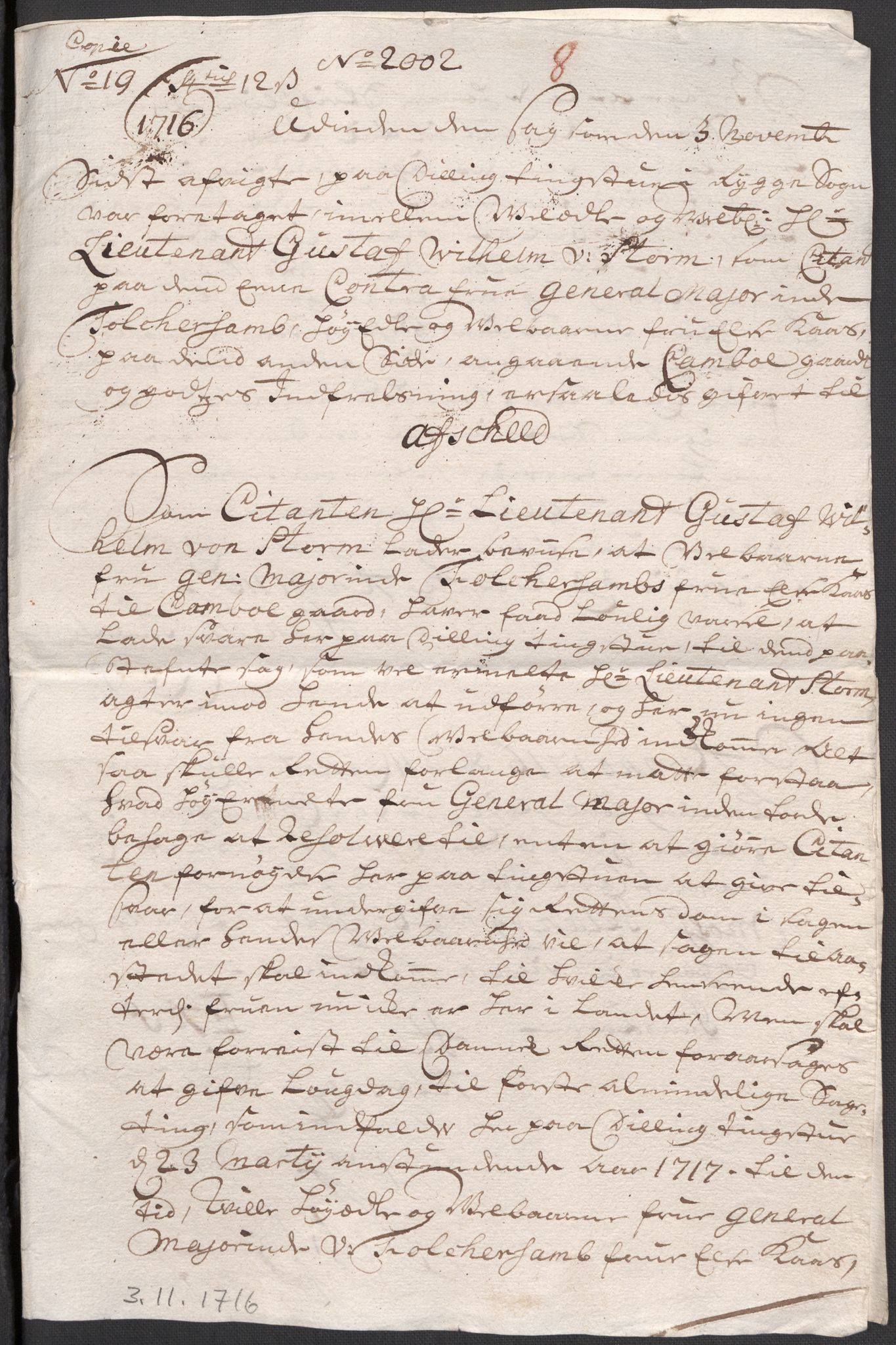 Riksarkivets diplomsamling, AV/RA-EA-5965/F12/L0005: Pk. 7 (II), 1613-1721, p. 91