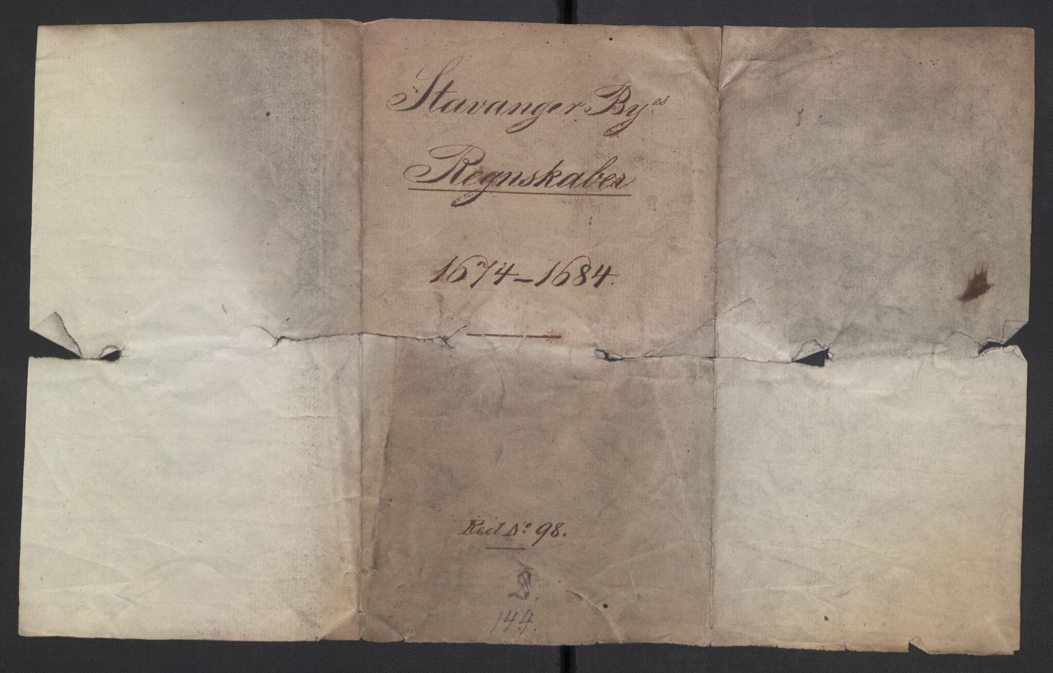 Rentekammeret inntil 1814, Reviderte regnskaper, Byregnskaper, AV/RA-EA-4066/R/Ro/L0300: [O3] Kontribusjonsregnskap, 1661-1678, p. 359