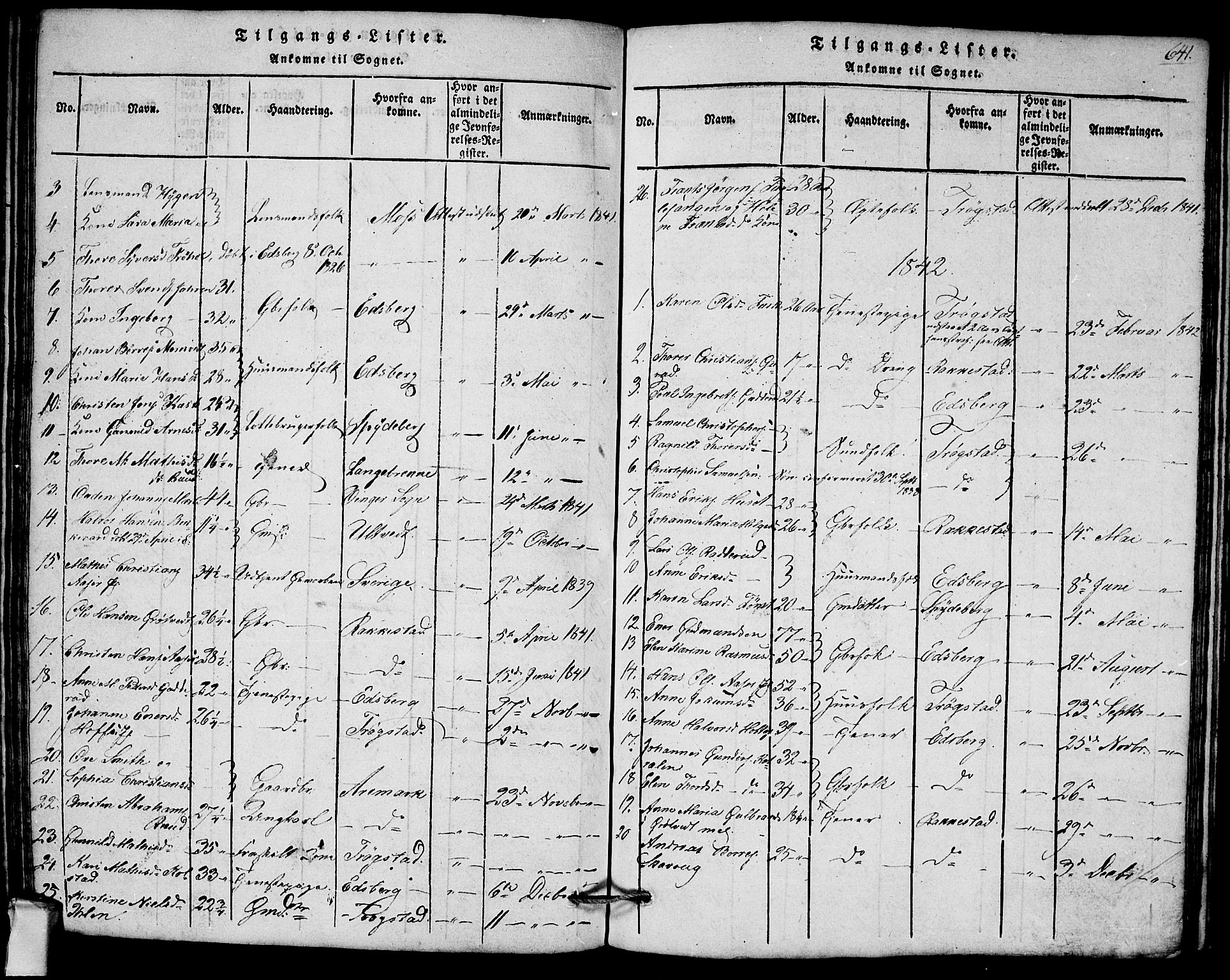 Askim prestekontor Kirkebøker, AV/SAO-A-10900/G/Ga/L0001: Parish register (copy) no. 1, 1817-1846, p. 640-641