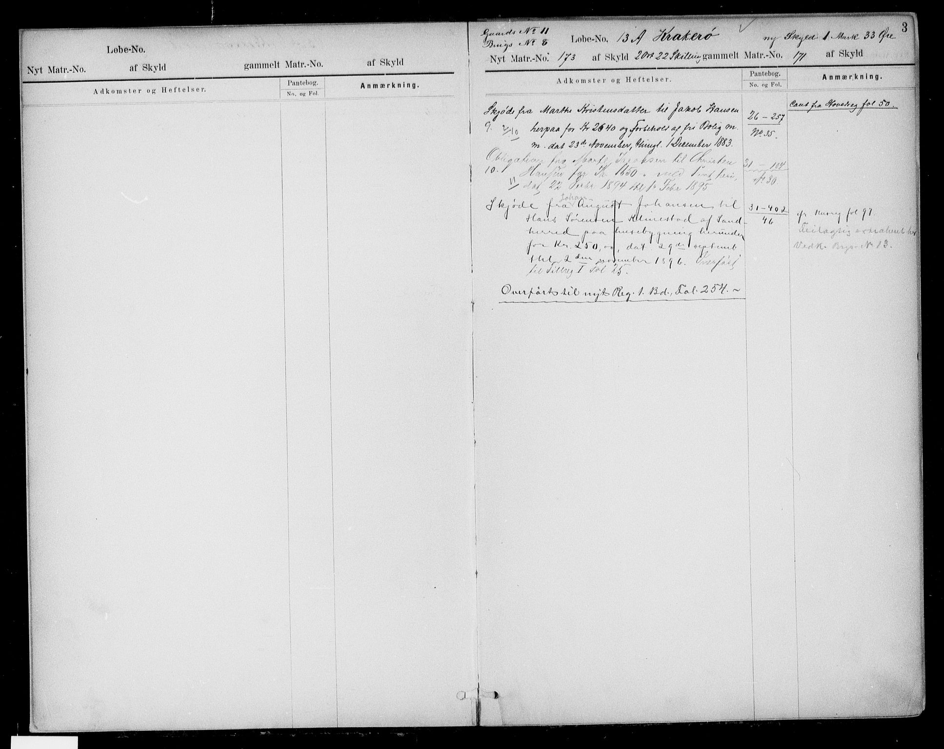 Søndre Jarlsberg sorenskriveri, SAKO/A-129/G/Gb/Gbc/L0020: Mortgage register no. III 20, 1850, p. 3