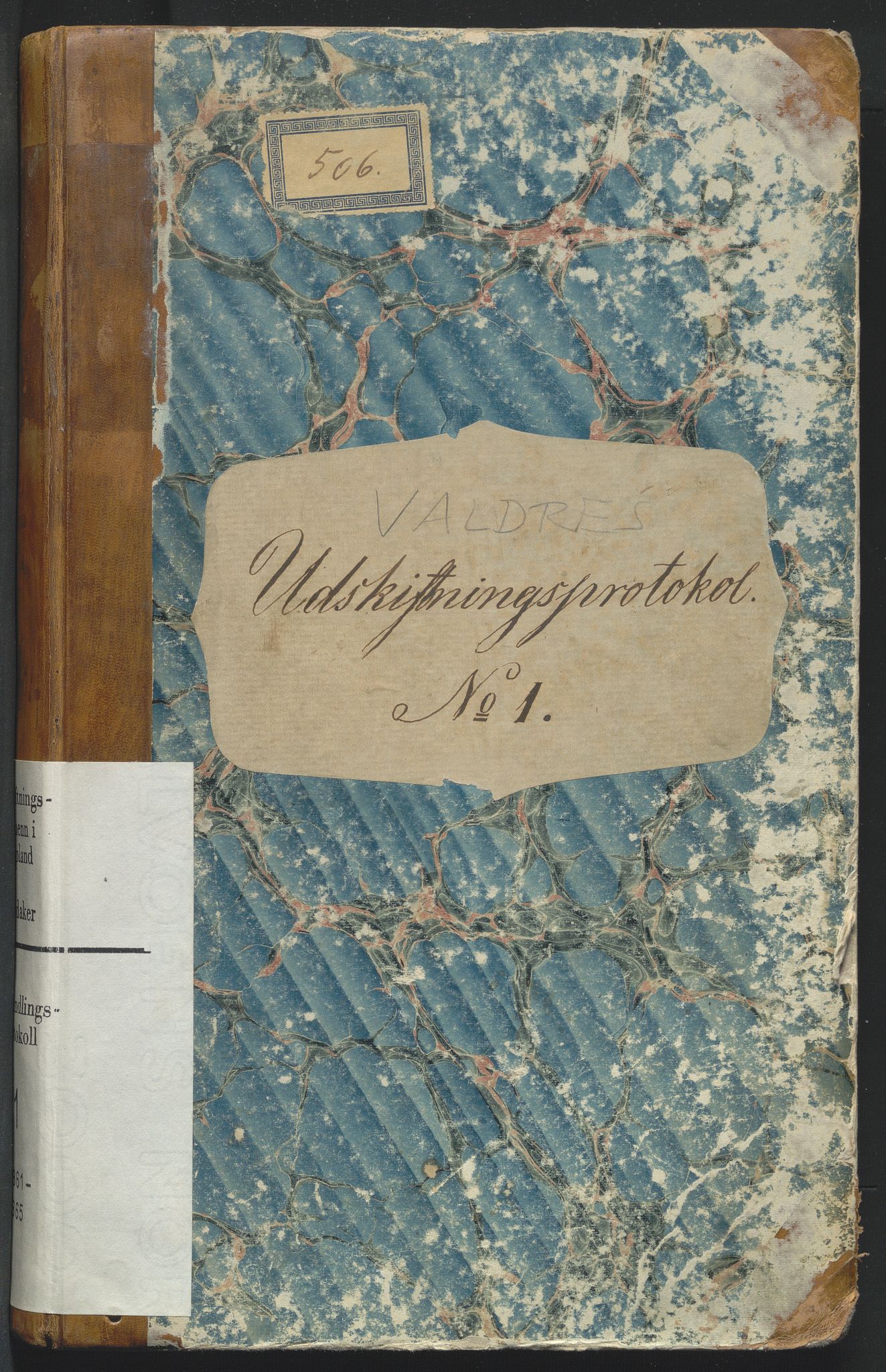 Utskiftningsformannen i Oppland fylke, AV/SAH-JORDSKIFTEO-001/H/Ha/Hag/L0001/0001: Forhandlingsprotokoller / Forhandlingsprotokoll - Valdres, 1861-1865