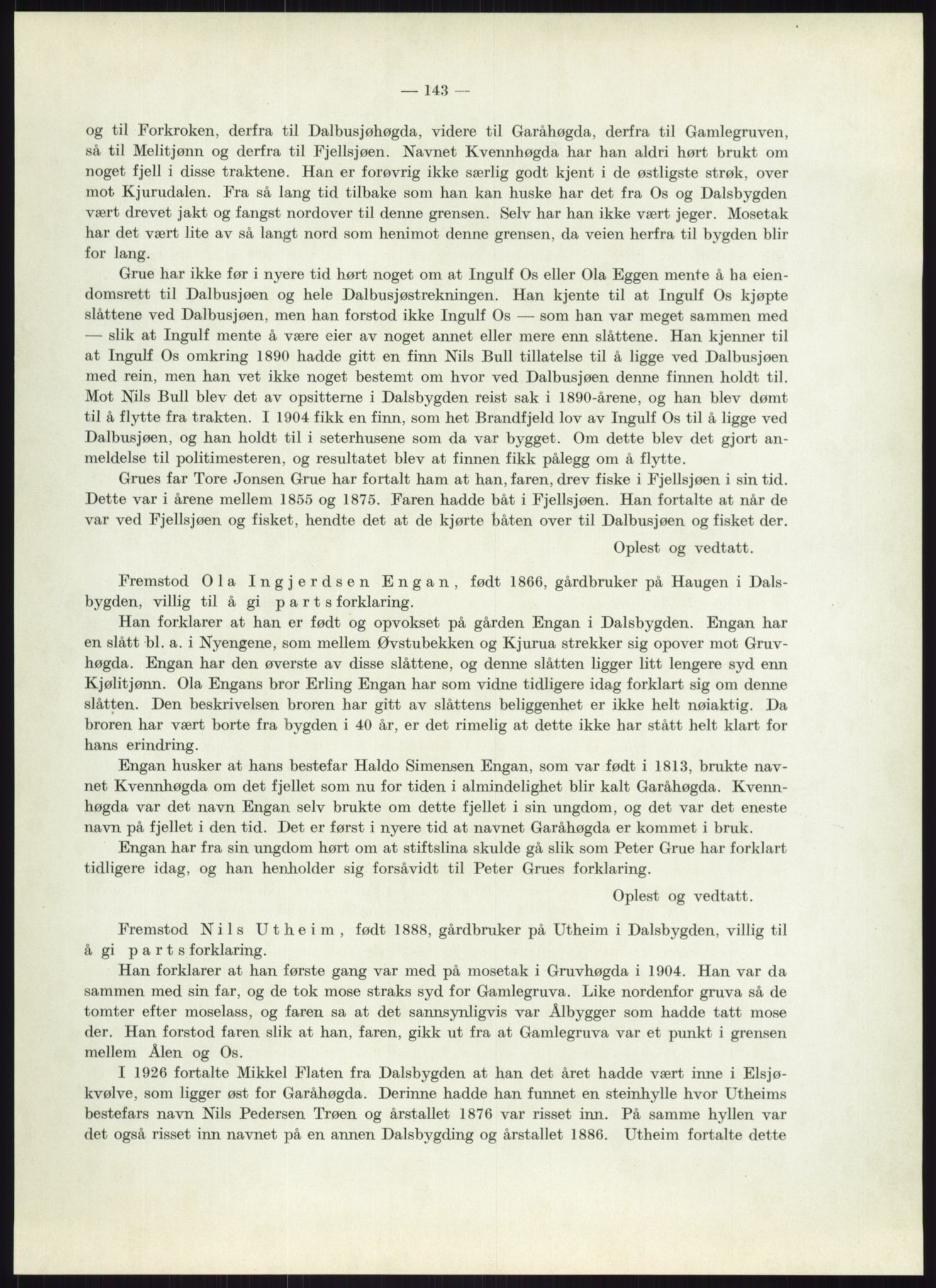 Høyfjellskommisjonen, AV/RA-S-1546/X/Xa/L0001: Nr. 1-33, 1909-1953, p. 4419