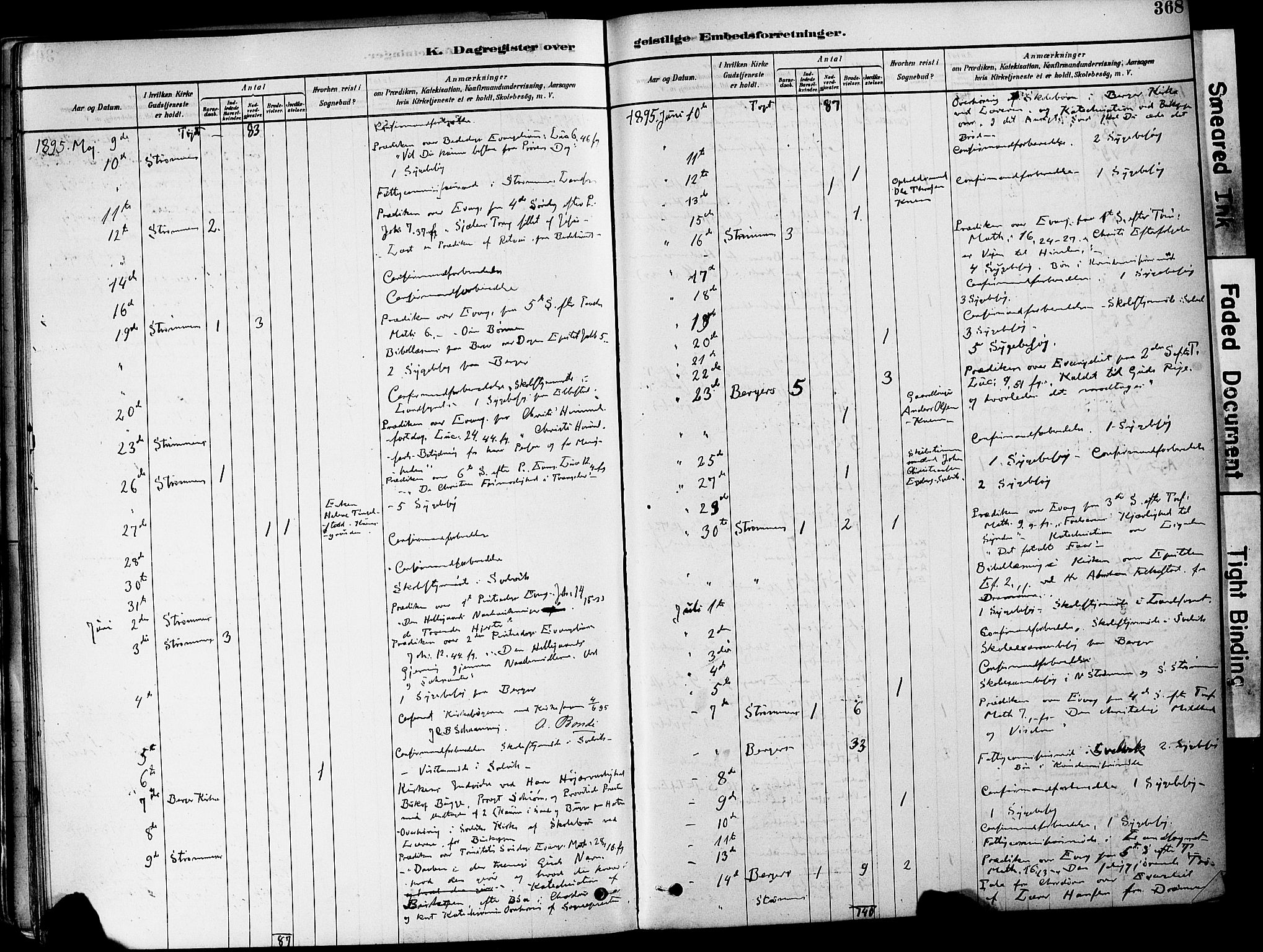 Strømm kirkebøker, AV/SAKO-A-322/F/Fa/L0004: Parish register (official) no. I 4, 1878-1899, p. 368