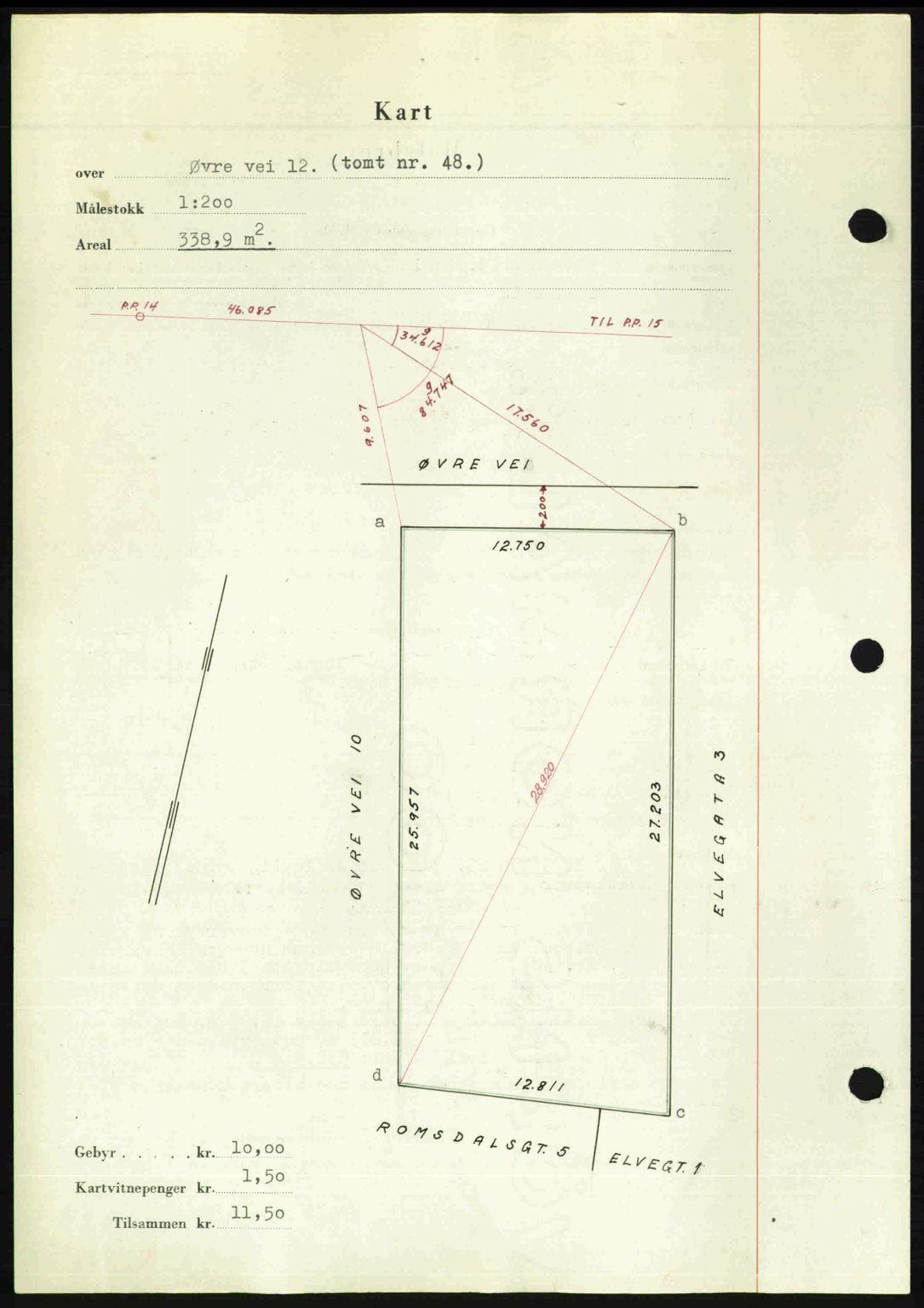 Romsdal sorenskriveri, AV/SAT-A-4149/1/2/2C: Mortgage book no. A30, 1949-1949, Diary no: : 2232/1949