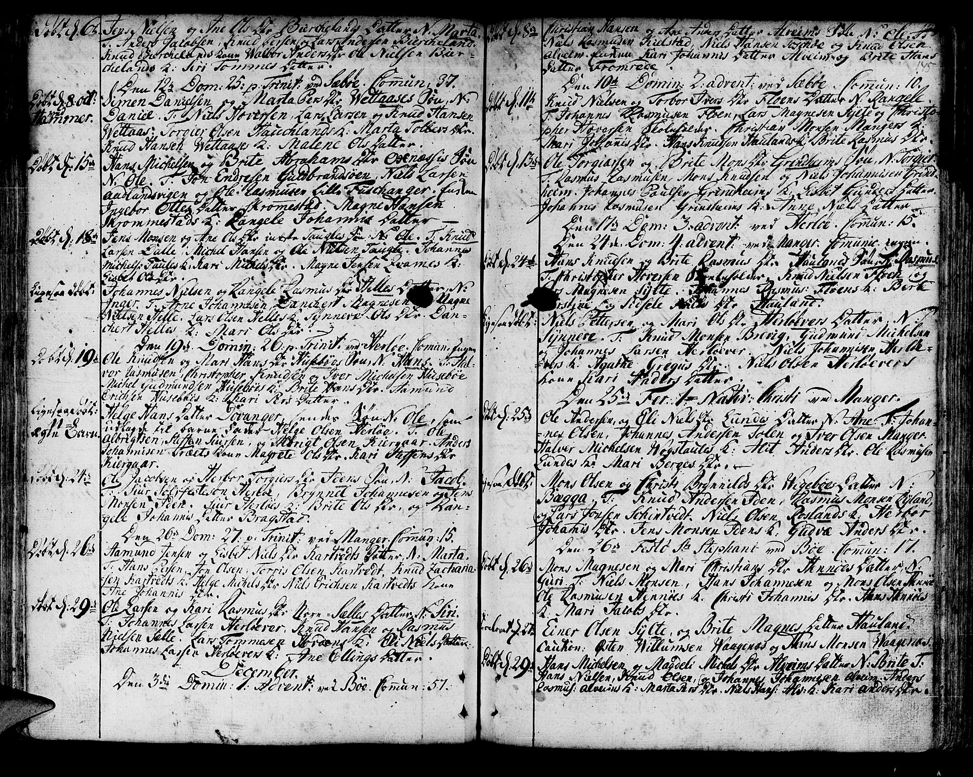 Manger sokneprestembete, AV/SAB-A-76801/H/Haa: Parish register (official) no. A 1, 1759-1791, p. 145