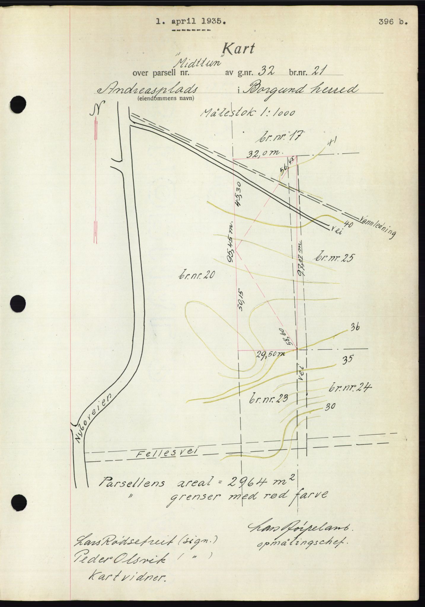 Nordre Sunnmøre sorenskriveri, AV/SAT-A-0006/1/2/2C/2Ca/L0057: Mortgage book no. 57, 1934-1935, Deed date: 01.04.1935