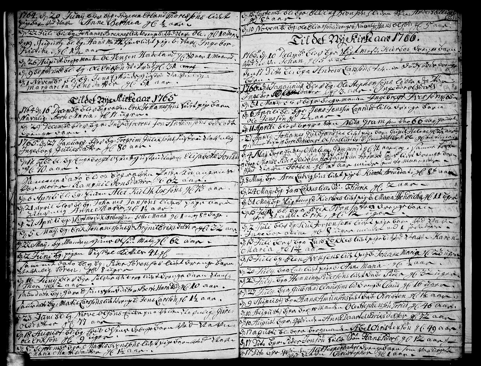 Skoger kirkebøker, SAKO/A-59/G/Gb/L0002: Parish register (copy) no. II 2, 1753-1795, p. 12