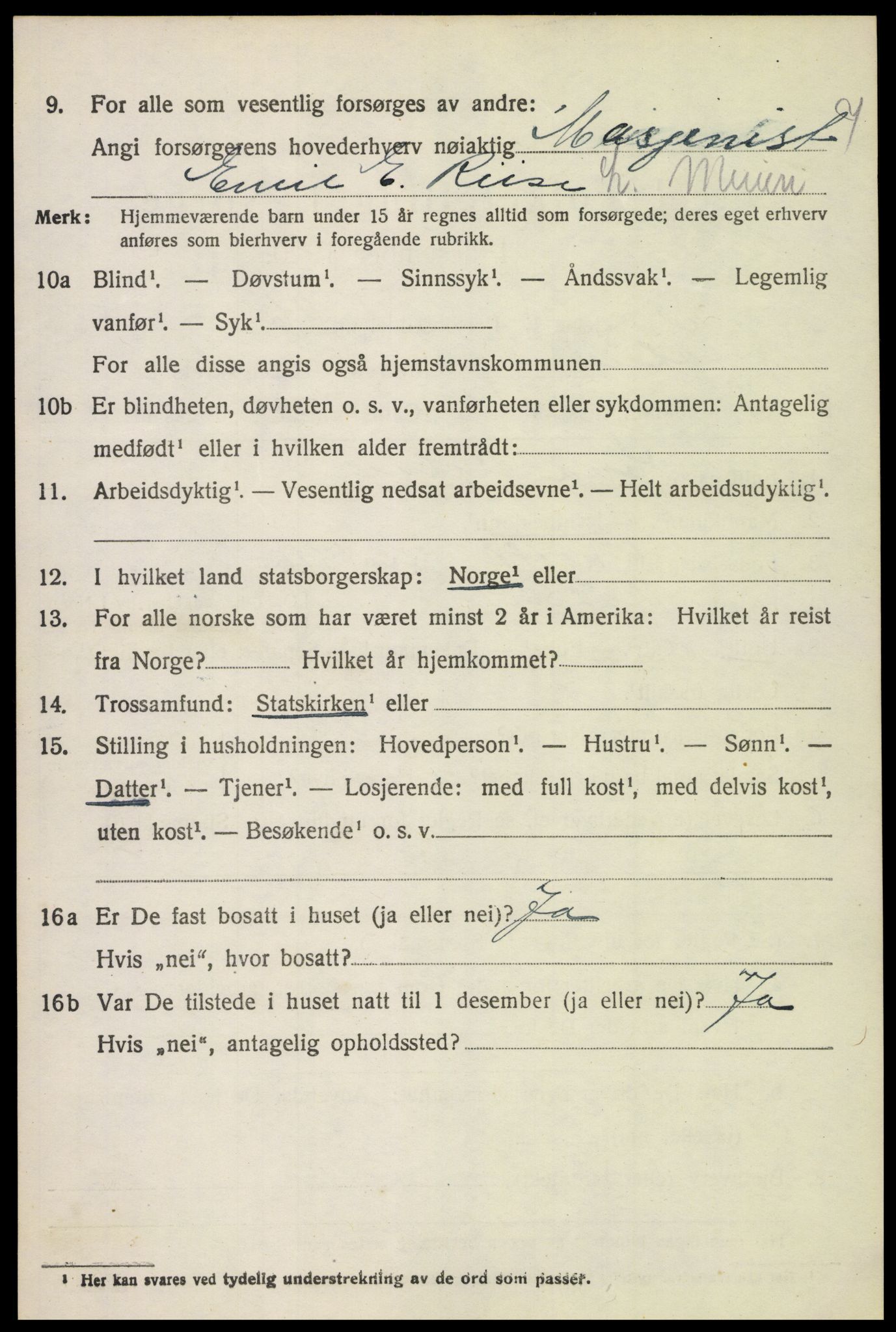 SAH, 1920 census for Løten, 1920, p. 11854