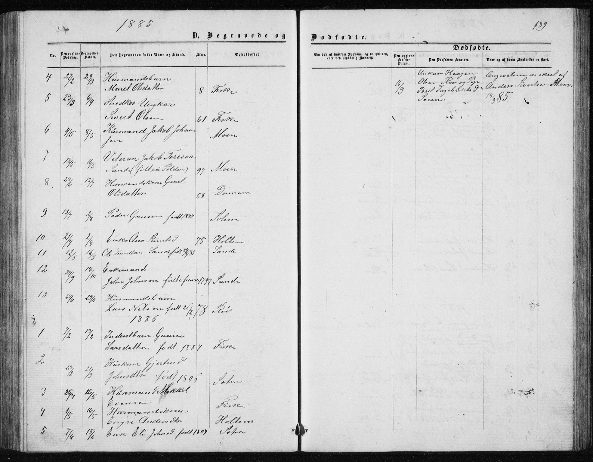 Ministerialprotokoller, klokkerbøker og fødselsregistre - Møre og Romsdal, AV/SAT-A-1454/597/L1064: Parish register (copy) no. 597C01, 1866-1898, p. 189