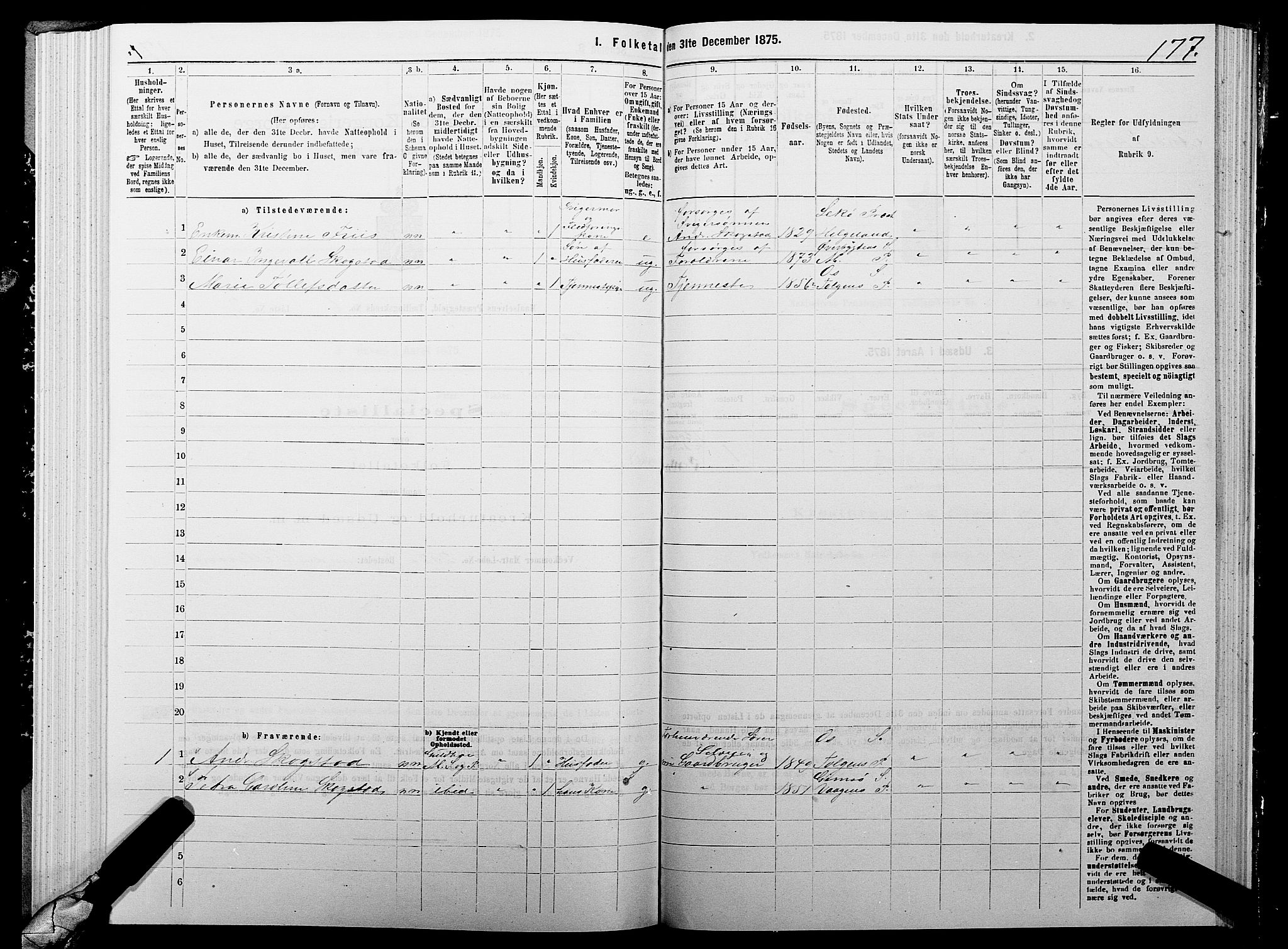 SATØ, 1875 census for 1924P Målselv, 1875, p. 3177