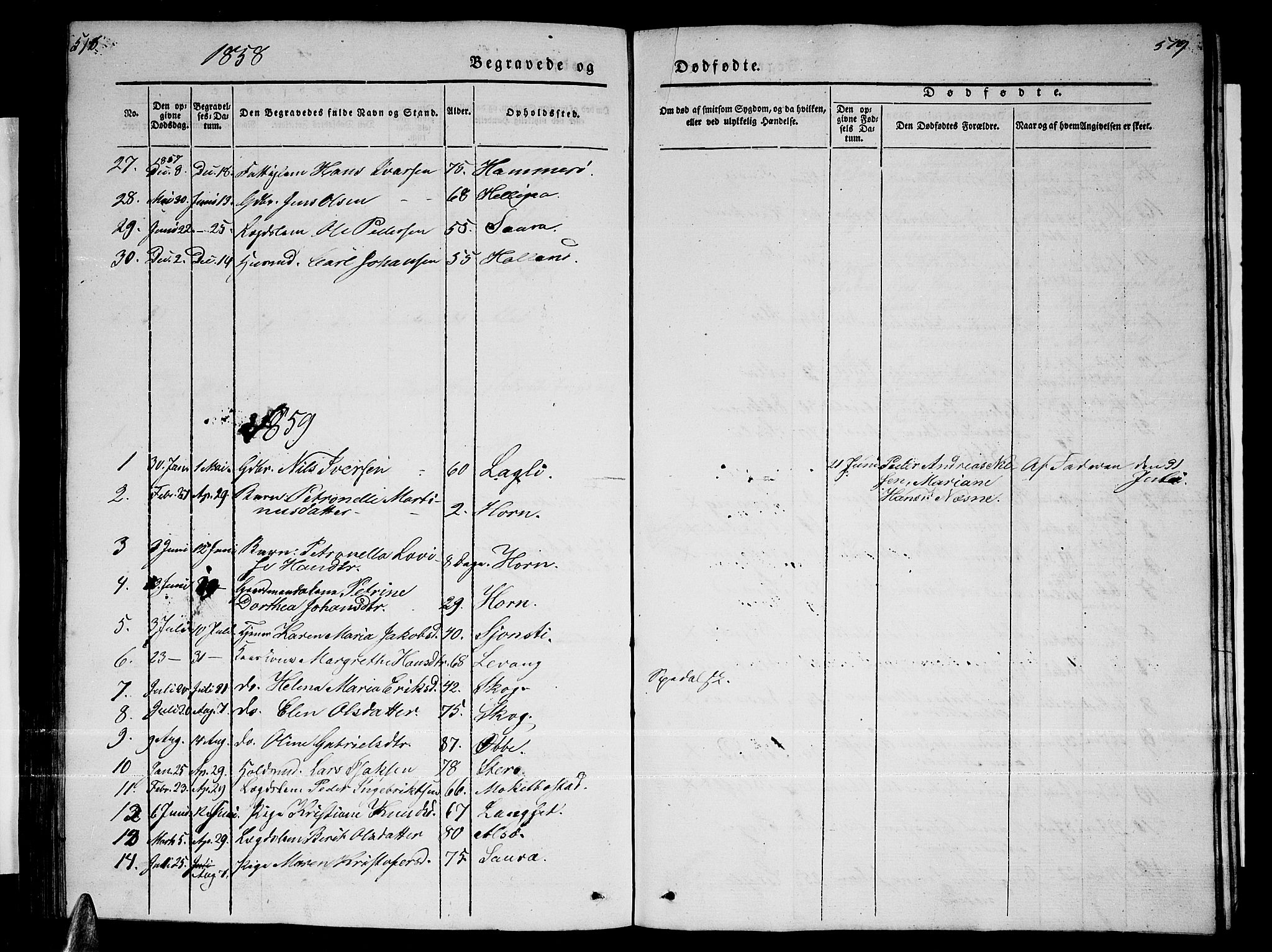 Ministerialprotokoller, klokkerbøker og fødselsregistre - Nordland, AV/SAT-A-1459/838/L0555: Parish register (copy) no. 838C02, 1842-1861, p. 518-519