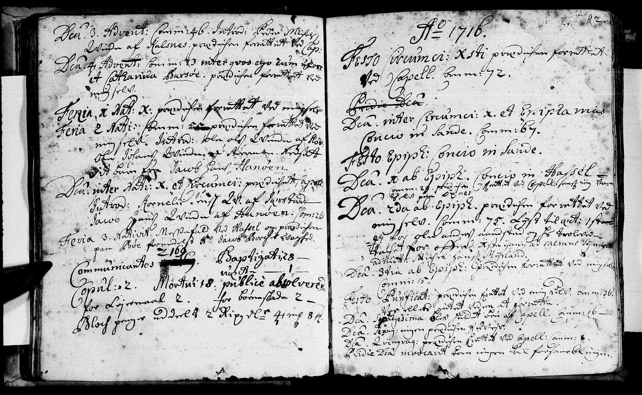 Ministerialprotokoller, klokkerbøker og fødselsregistre - Nordland, SAT/A-1459/888/L1231: Parish register (official) no. 888A01 /1, 1693-1738, p. 82