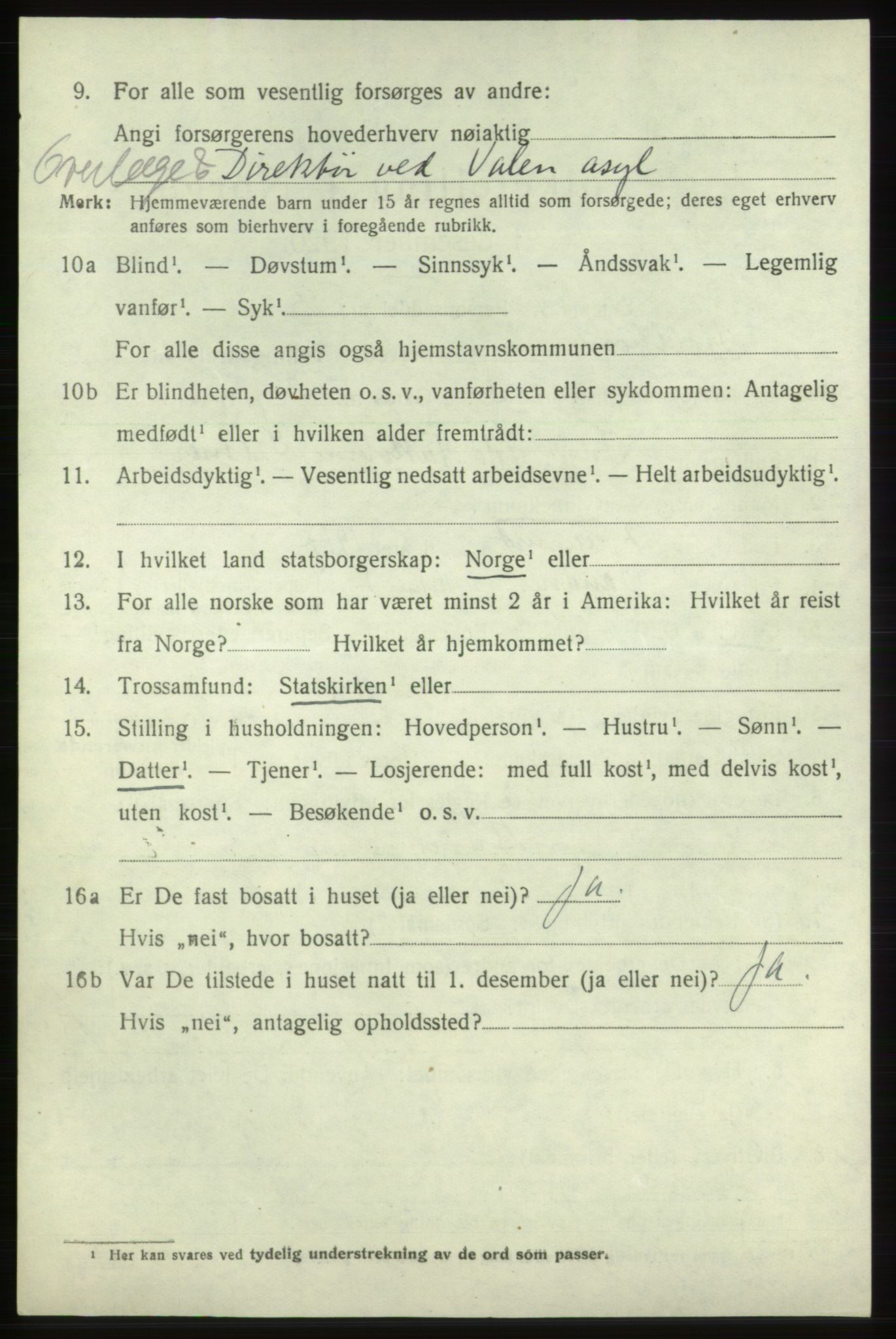 SAB, 1920 census for Fjelberg, 1920, p. 4418