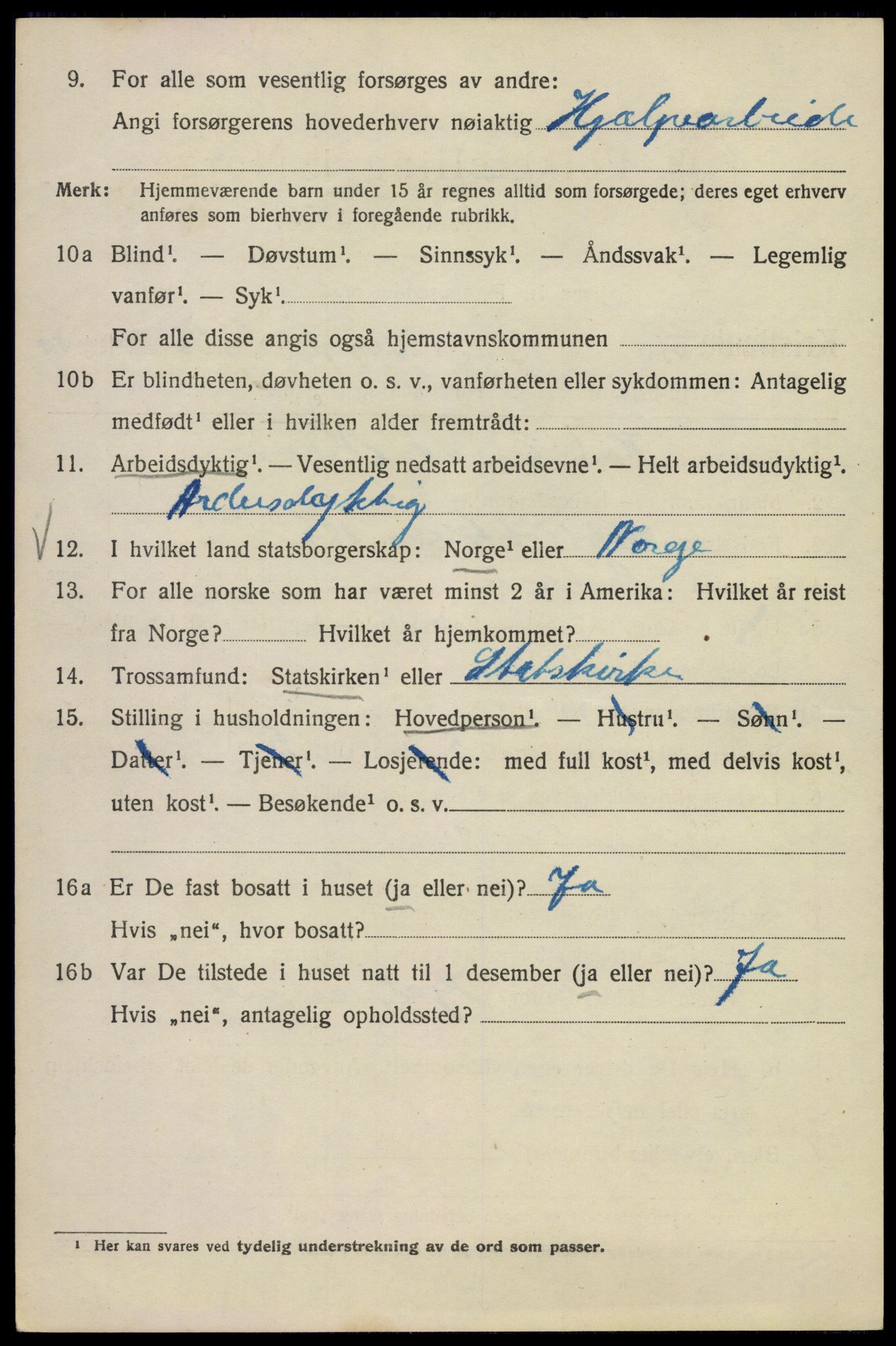 SAO, 1920 census for Kristiania, 1920, p. 642992