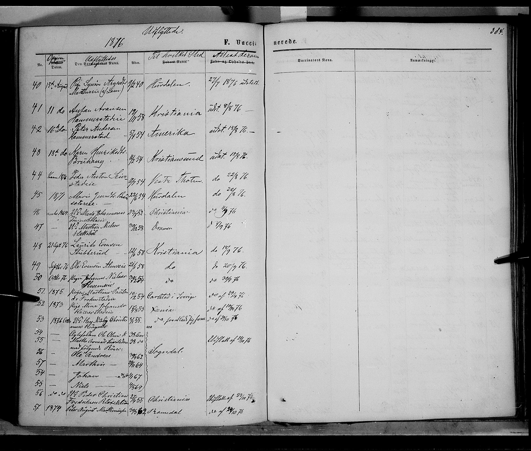 Østre Toten prestekontor, SAH/PREST-104/H/Ha/Haa/L0005: Parish register (official) no. 5, 1866-1877, p. 384