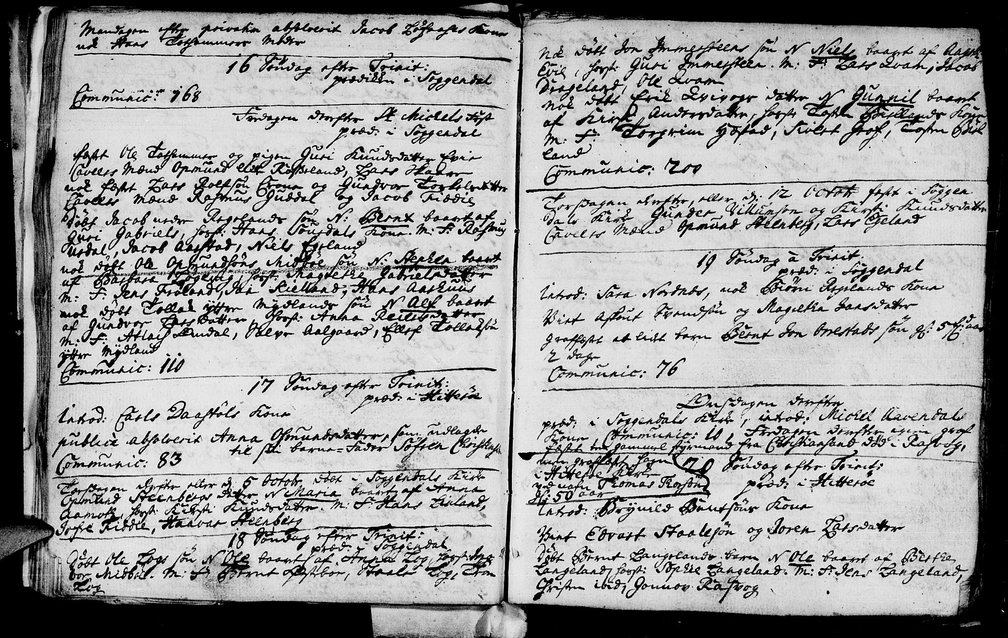 Sokndal sokneprestkontor, AV/SAST-A-101808: Parish register (official) no. A 1, 1729-1740