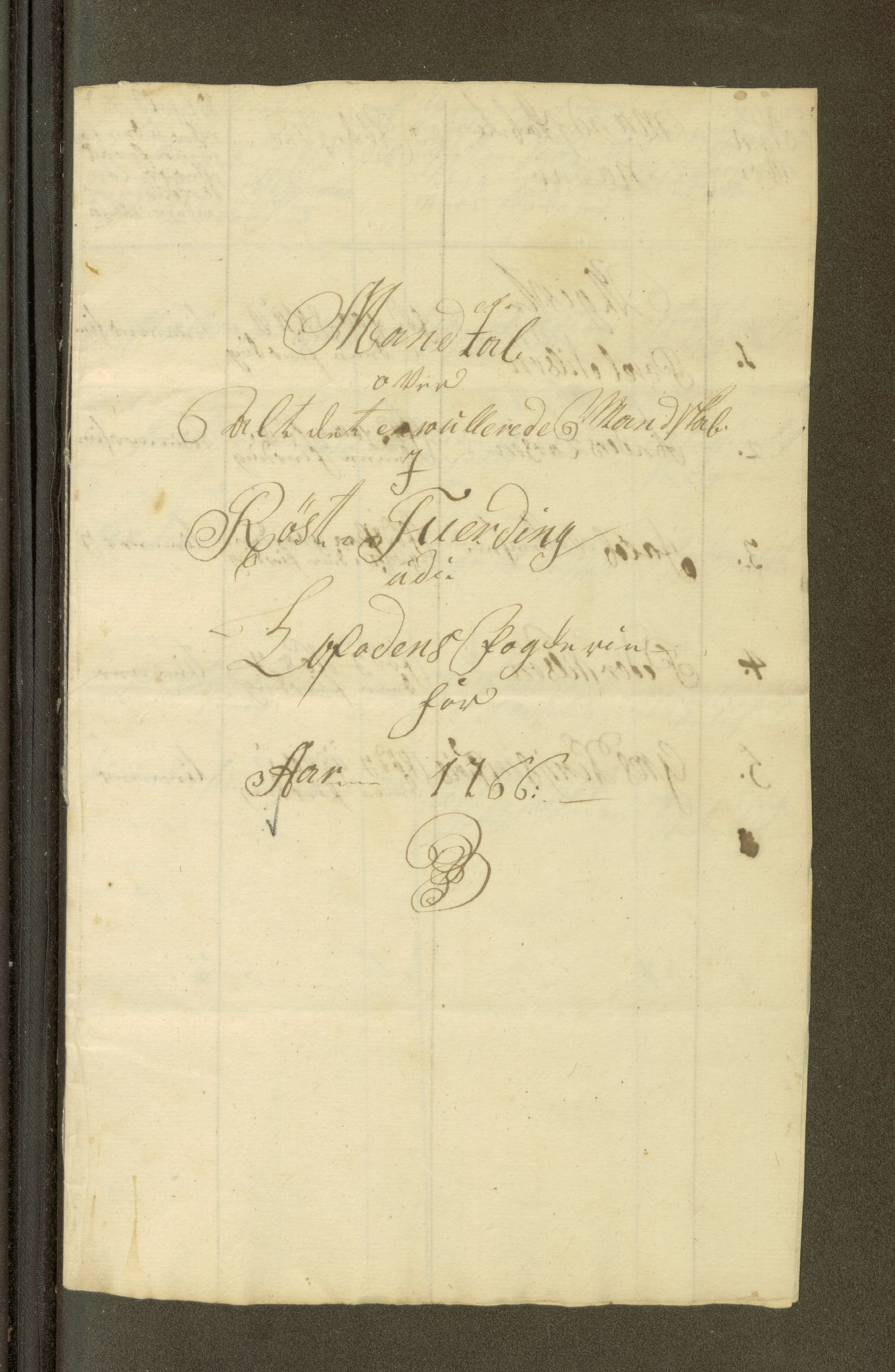 Fylkesmannen i Nordland, SAT/A-0499/1.1/R/Ra/L0001/0003: -- / Innrulleringsmanntall Vefsn, Beiarn, Skjerstad, Tjeldsund, Ofoten, Røst, Kalsnes og Ulvøy fj., Sortland, Barkestad og Langenes fj., Bjørnskinn, Dverberg og Andenes fj., Hillesøy, Helgøy, 1766, p. 39