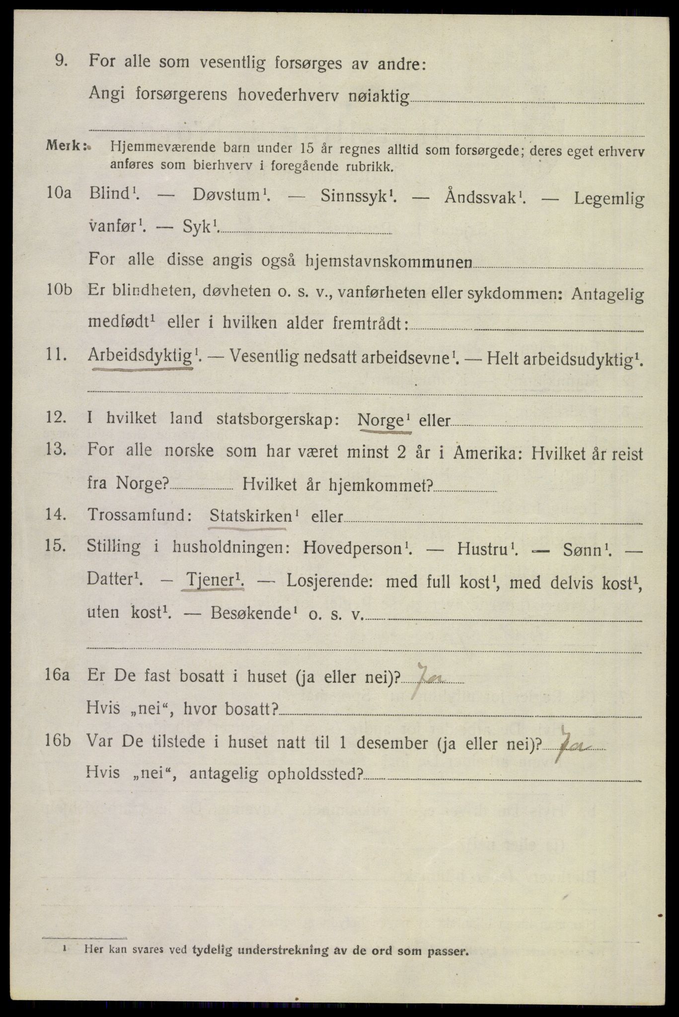 SAST, 1920 census for Gjesdal, 1920, p. 4569