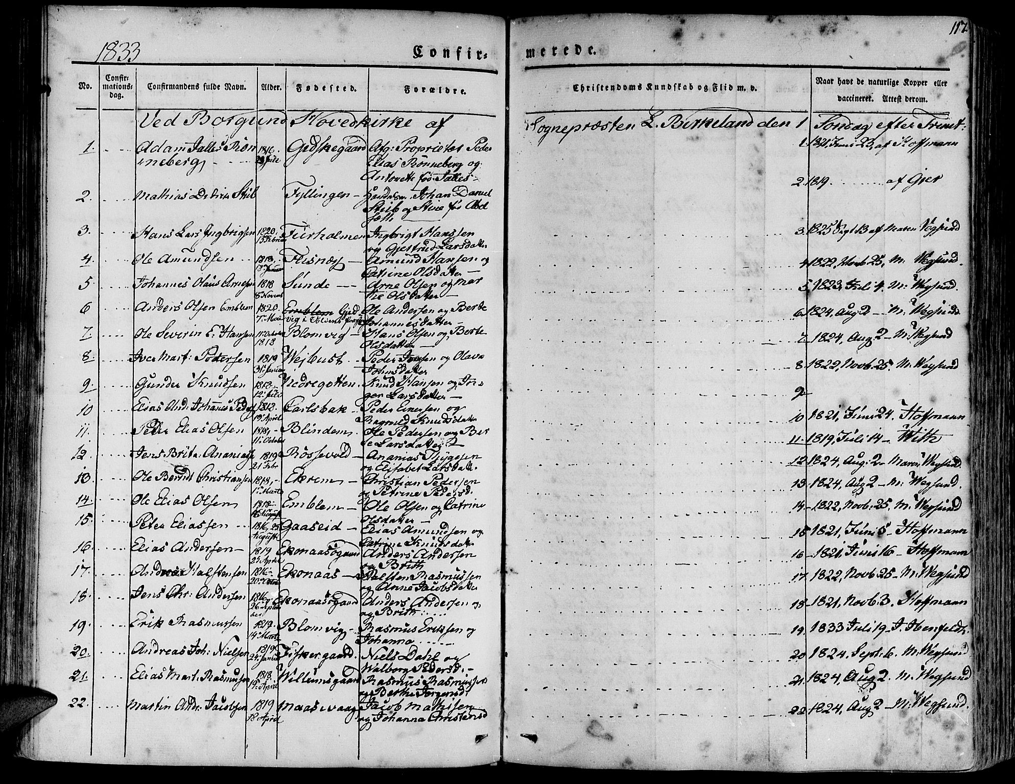 Ministerialprotokoller, klokkerbøker og fødselsregistre - Møre og Romsdal, AV/SAT-A-1454/528/L0395: Parish register (official) no. 528A06, 1828-1839, p. 118