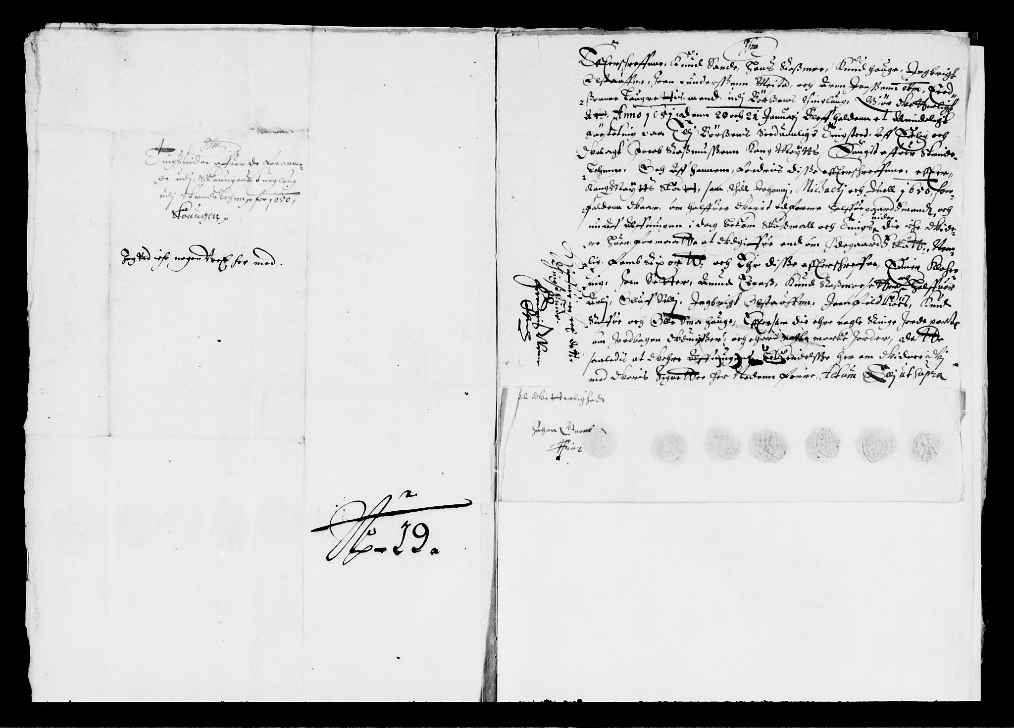 Rentekammeret inntil 1814, Reviderte regnskaper, Lensregnskaper, AV/RA-EA-5023/R/Rb/Rbw/L0101: Trondheim len, 1650