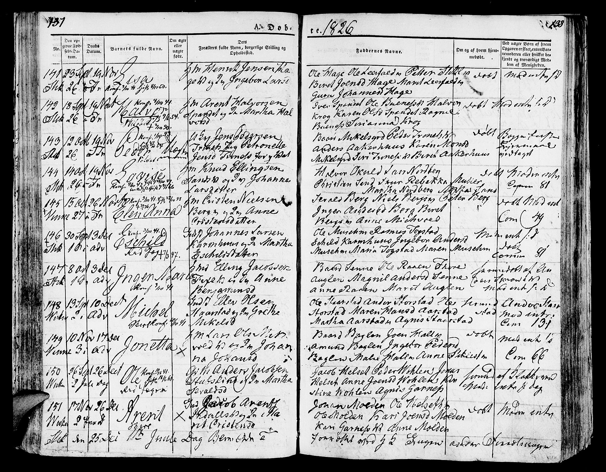 Ministerialprotokoller, klokkerbøker og fødselsregistre - Nord-Trøndelag, SAT/A-1458/723/L0237: Parish register (official) no. 723A06, 1822-1830, p. 137-138