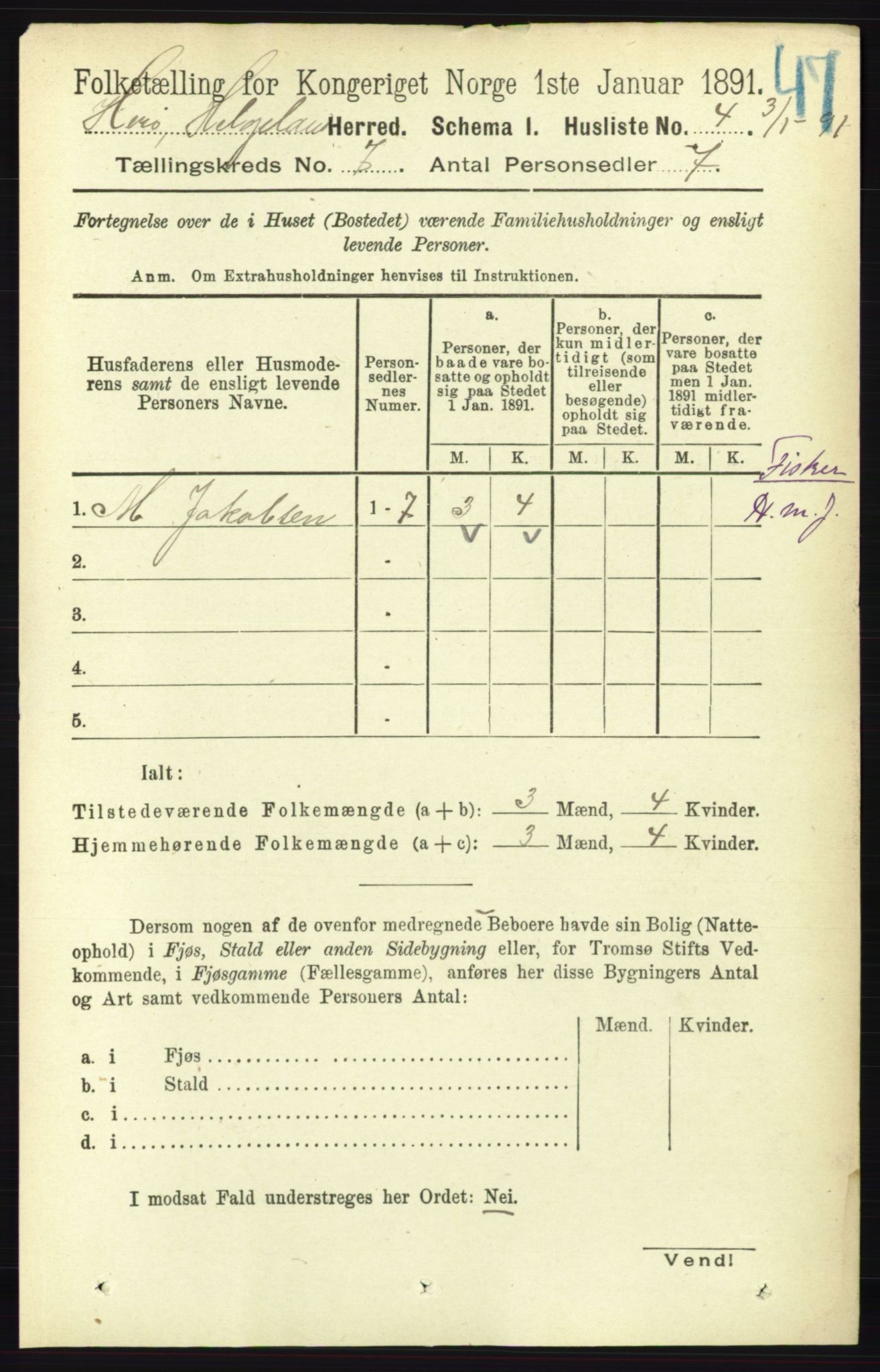 RA, 1891 census for 1818 Herøy, 1891, p. 2210