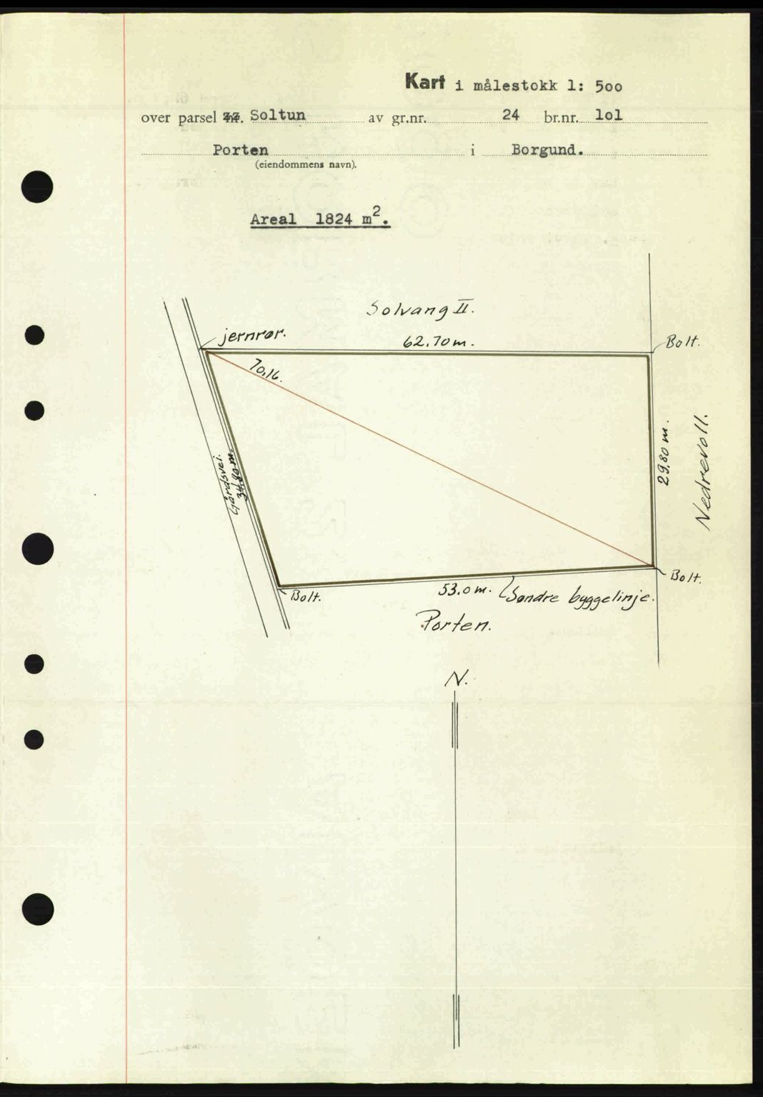 Nordre Sunnmøre sorenskriveri, AV/SAT-A-0006/1/2/2C/2Ca: Mortgage book no. A23, 1946-1947, Diary no: : 162/1947