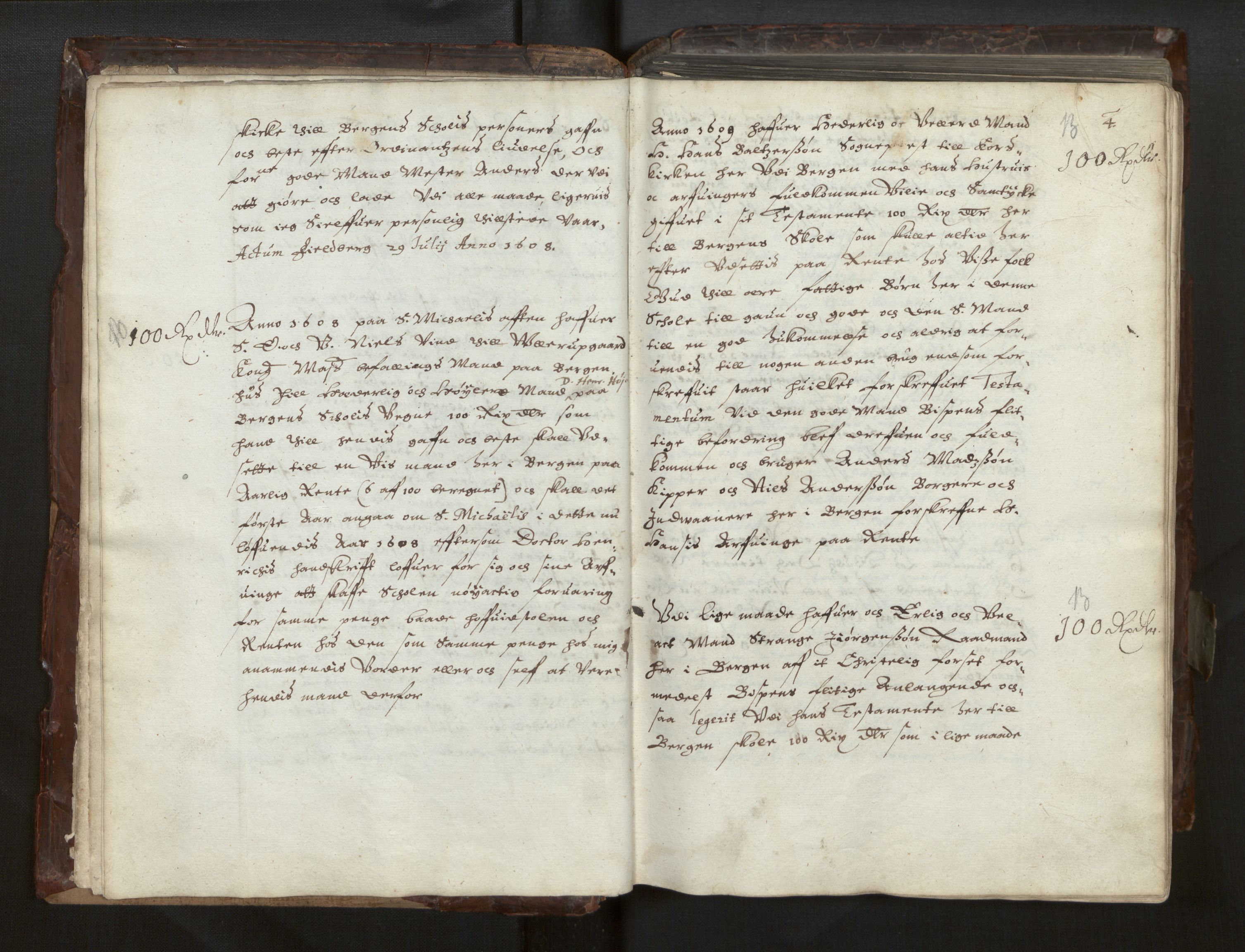 Bjørgvin biskop, AV/SAB-A-5601/Ga/L0014: Jordebøker for geistleg gods og andre rekneskapsprotokollar, 1609-1737, p. 3b-4a