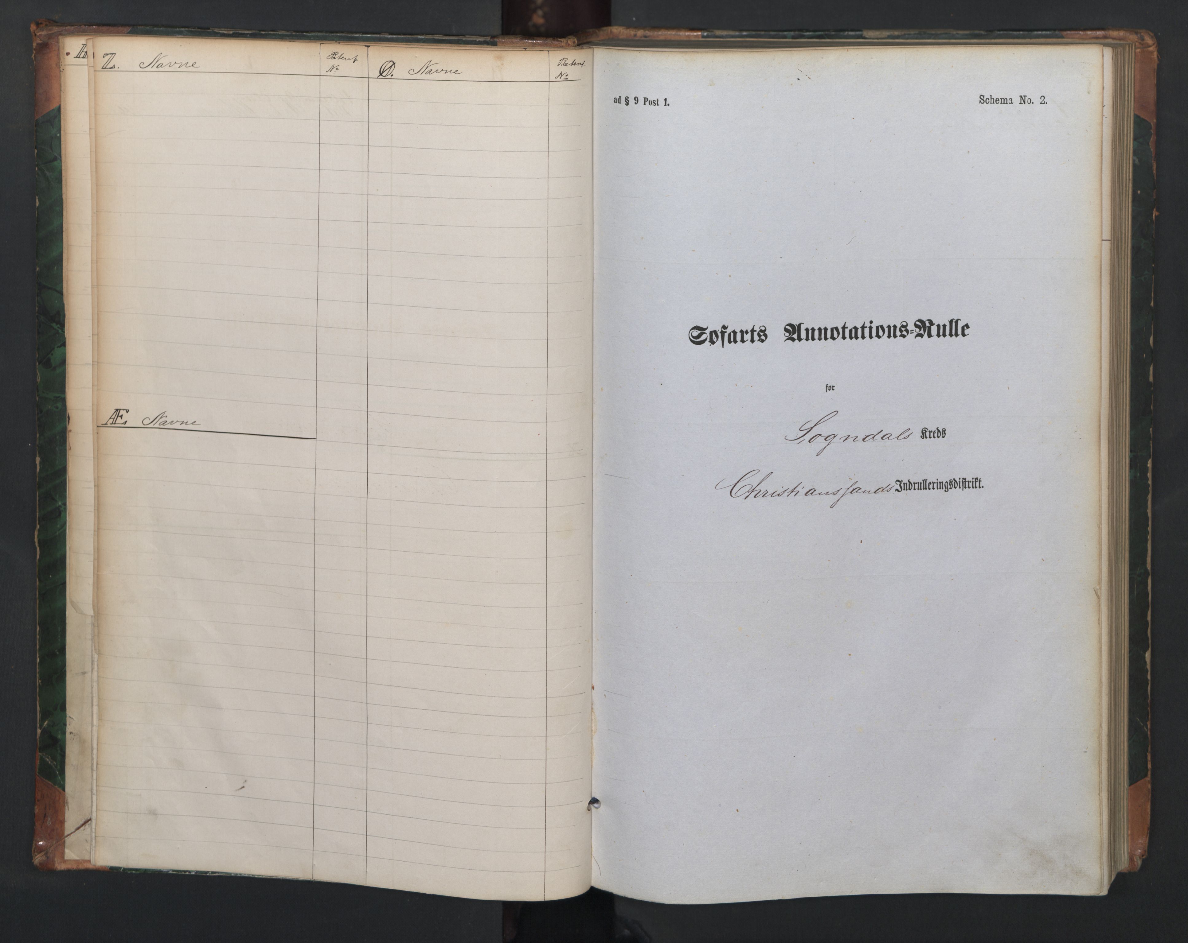 Sogndal mønstringskrets, SAK/2031-0020/F/Fa/L0001: Annotasjonsrulle nr 1-635 med register, P-1, 1868-1931, p. 14