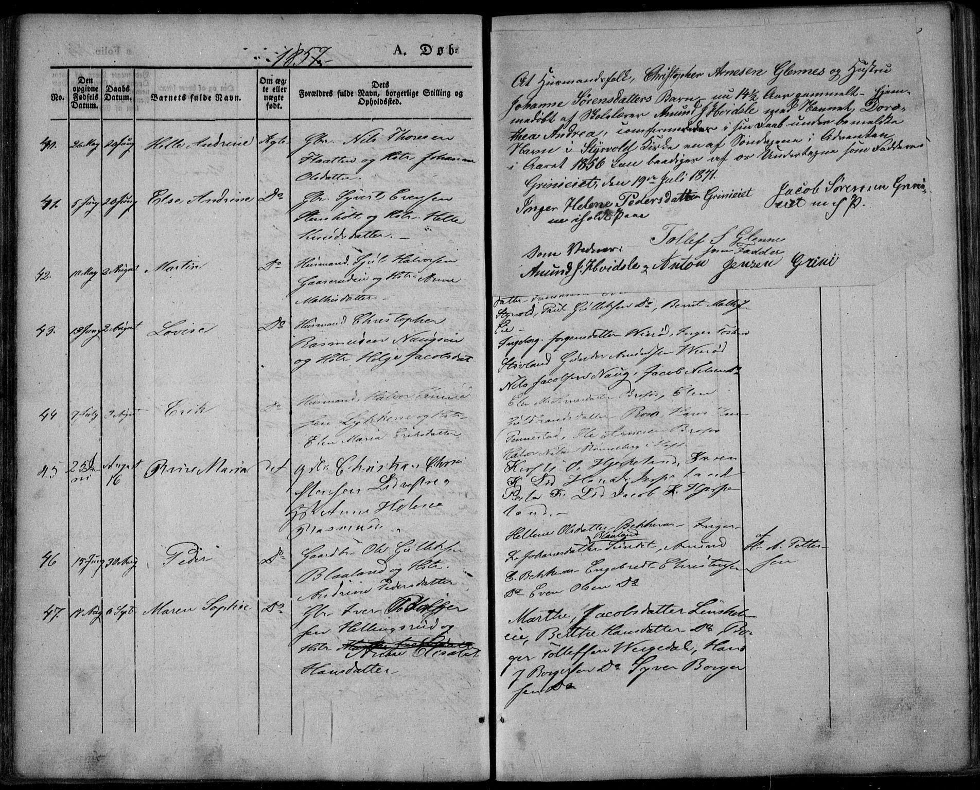 Lardal kirkebøker, AV/SAKO-A-350/F/Fa/L0006: Parish register (official) no. I 6, 1835-1860, p. 145