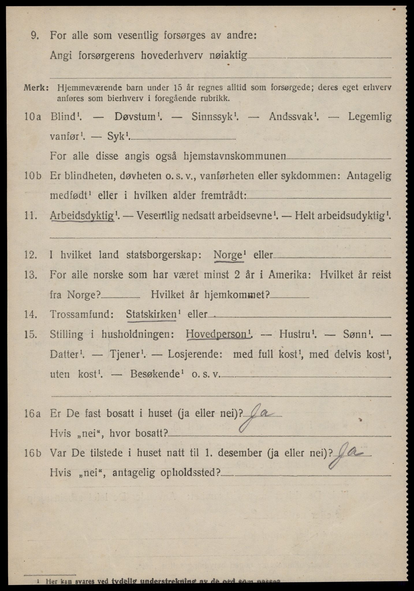 SAT, 1920 census for Stordal, 1920, p. 1637