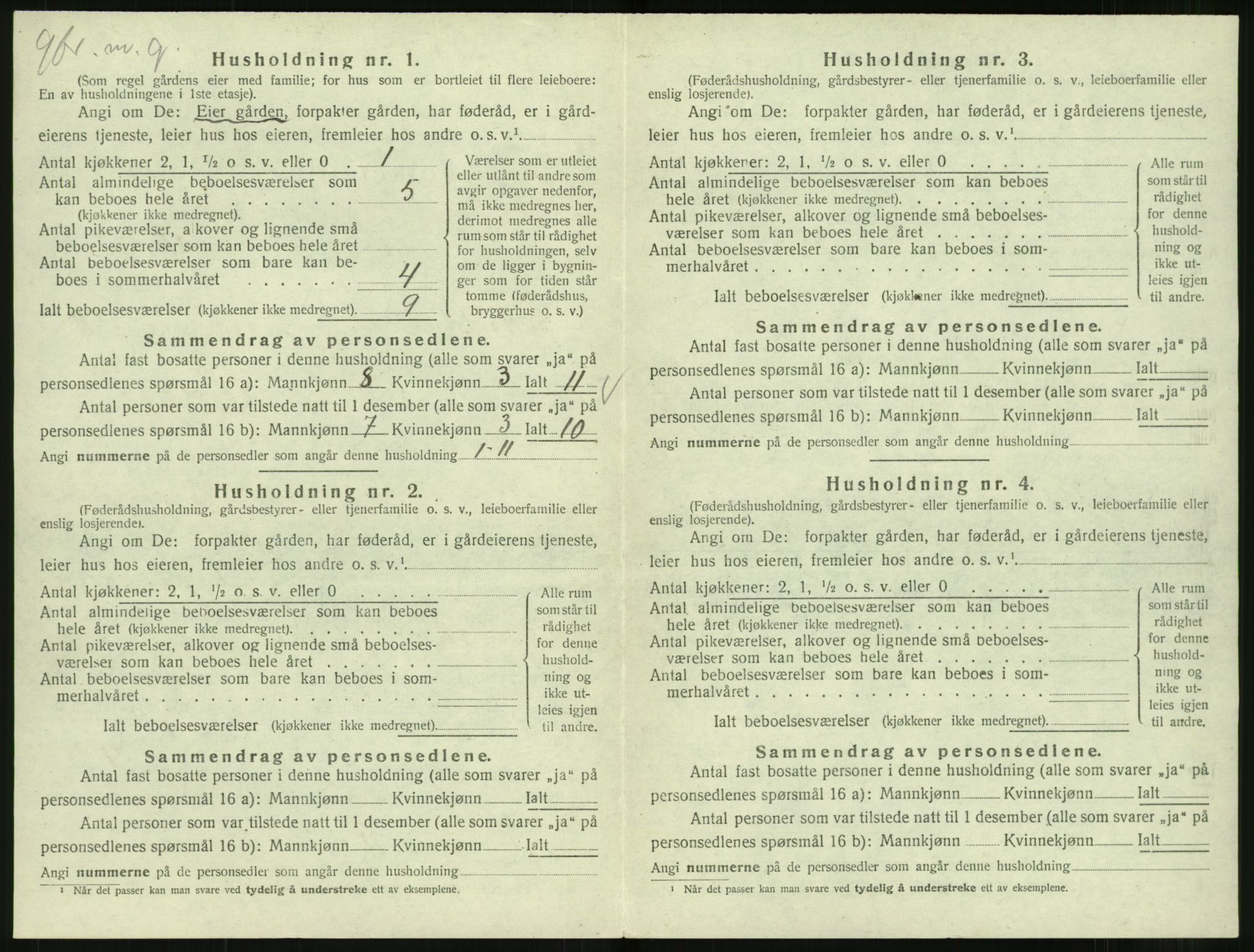 SAT, 1920 census for Norddal, 1920, p. 862