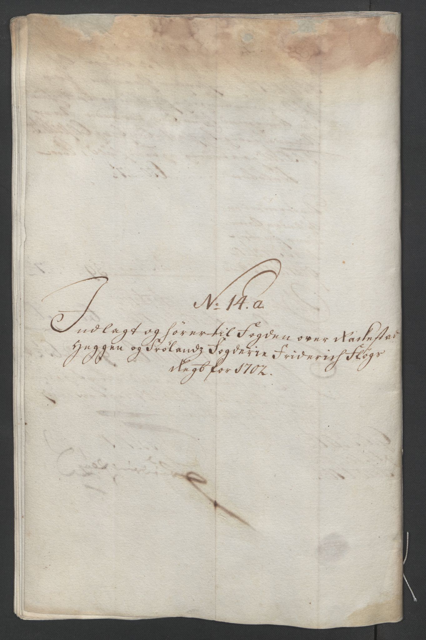 Rentekammeret inntil 1814, Reviderte regnskaper, Fogderegnskap, AV/RA-EA-4092/R07/L0294: Fogderegnskap Rakkestad, Heggen og Frøland, 1702, p. 281