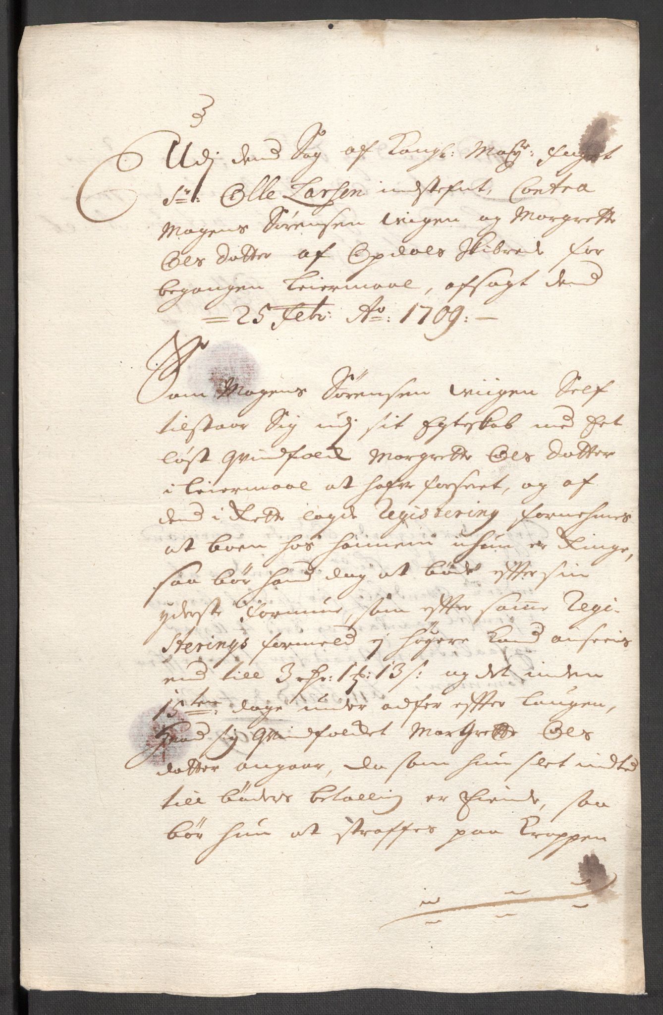 Rentekammeret inntil 1814, Reviderte regnskaper, Fogderegnskap, AV/RA-EA-4092/R48/L2986: Fogderegnskap Sunnhordland og Hardanger, 1709-1710, p. 54