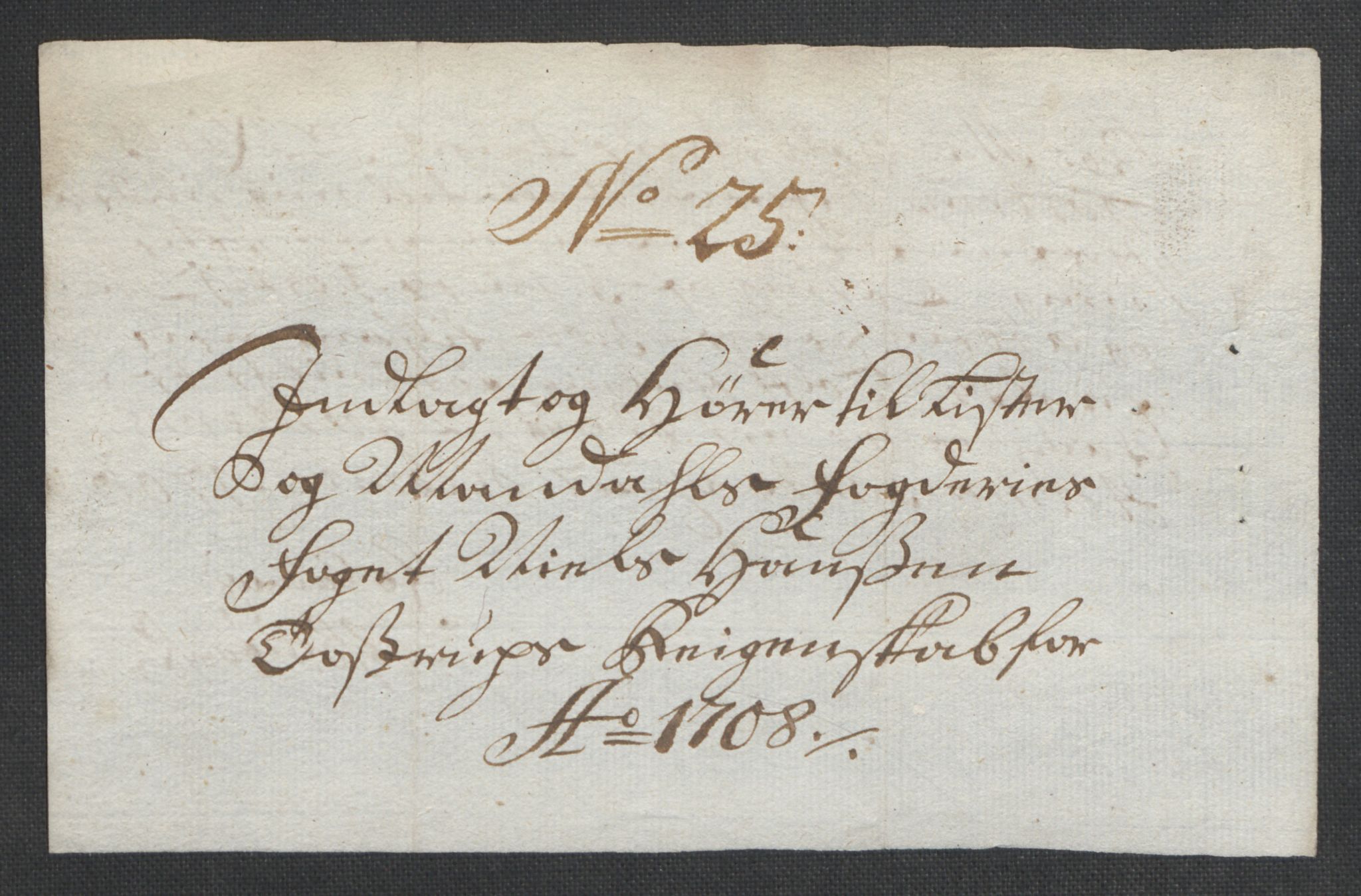 Rentekammeret inntil 1814, Reviderte regnskaper, Fogderegnskap, AV/RA-EA-4092/R43/L2551: Fogderegnskap Lista og Mandal, 1705-1709, p. 333