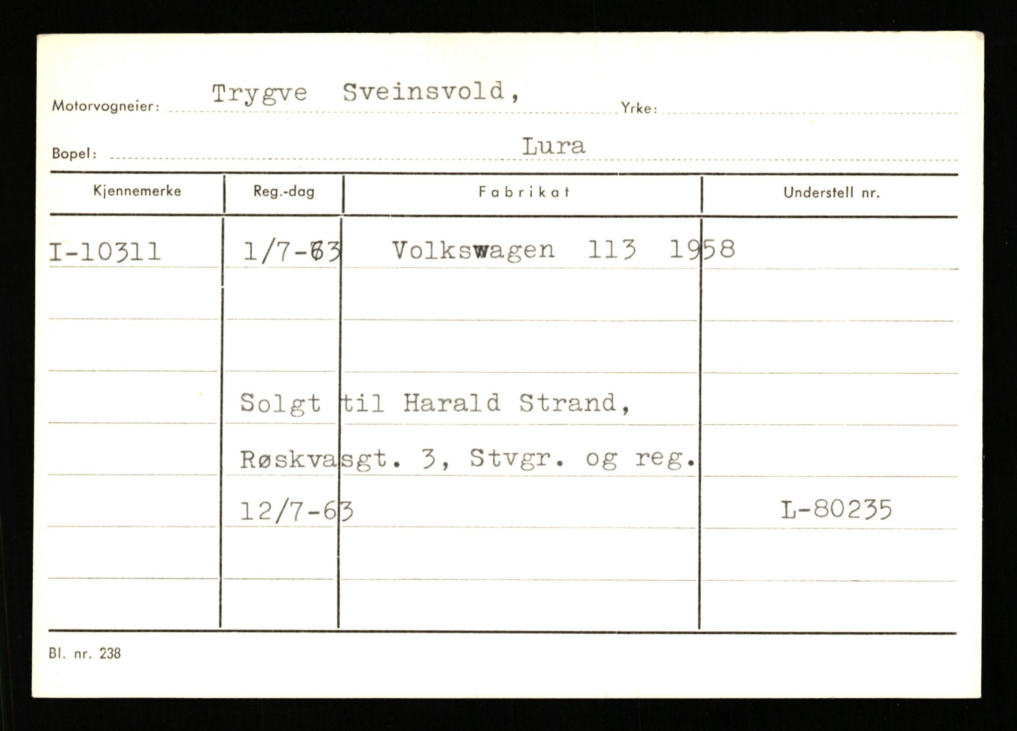 Stavanger trafikkstasjon, AV/SAST-A-101942/0/G/L0002: Registreringsnummer: 5791 - 10405, 1930-1971, p. 3142