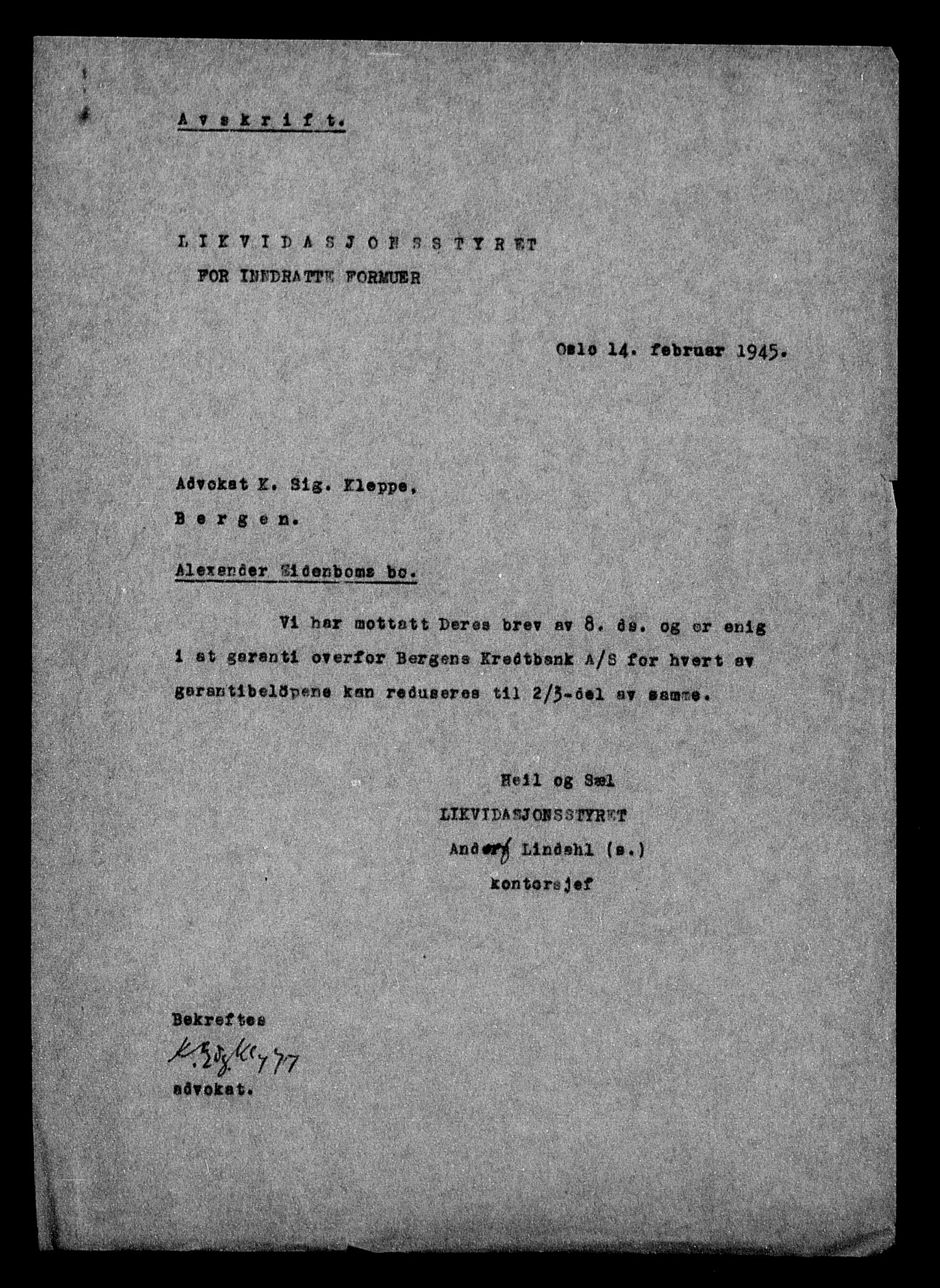 Justisdepartementet, Tilbakeføringskontoret for inndratte formuer, AV/RA-S-1564/H/Hc/Hcd/L0994: --, 1945-1947, p. 348