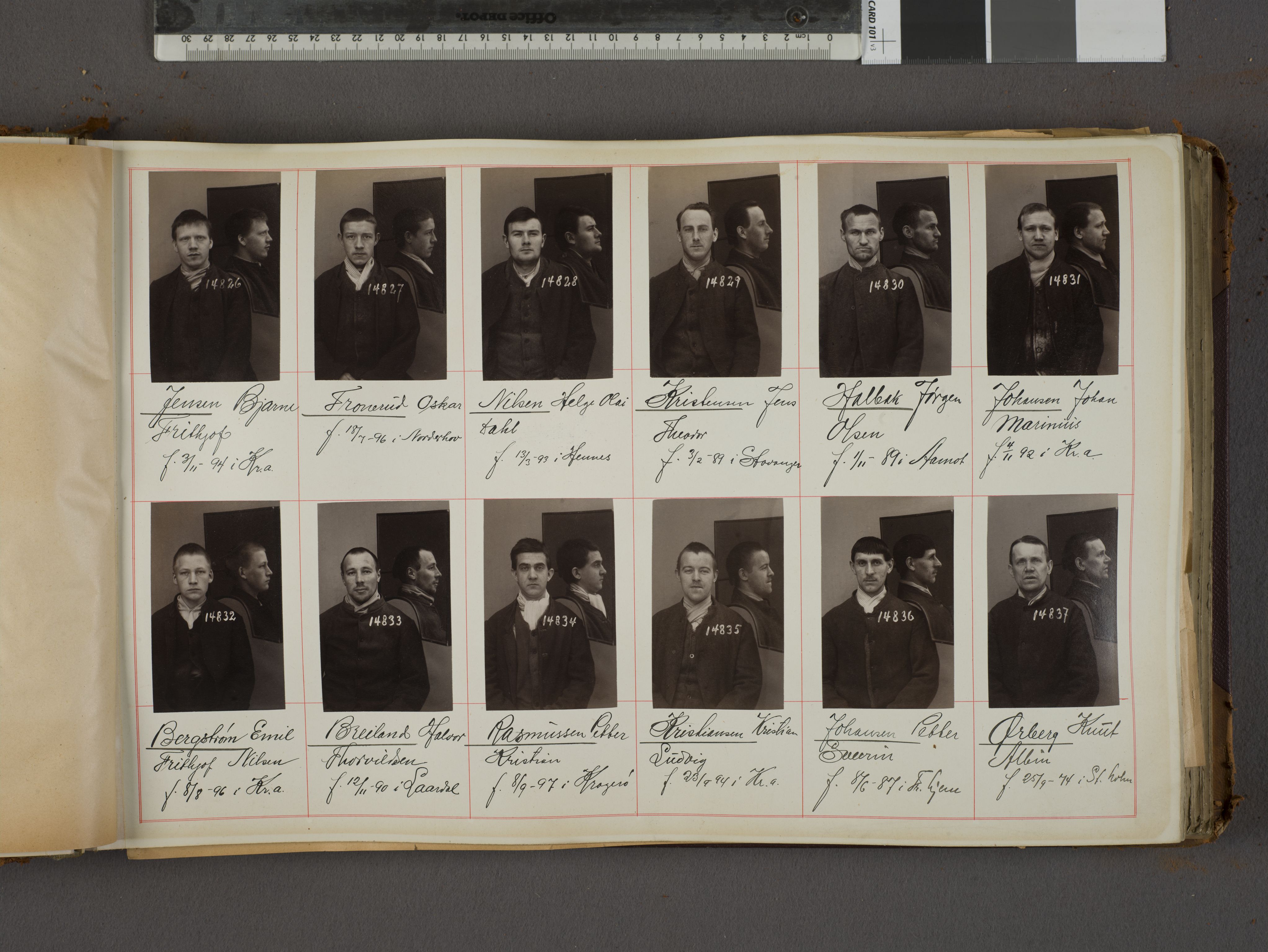 Oslo politikammer, Kriminalavdelingen, AV/SAO-A-11137/U/Ua/L0017: Forbryteralbum, 1915-1920, p. 19
