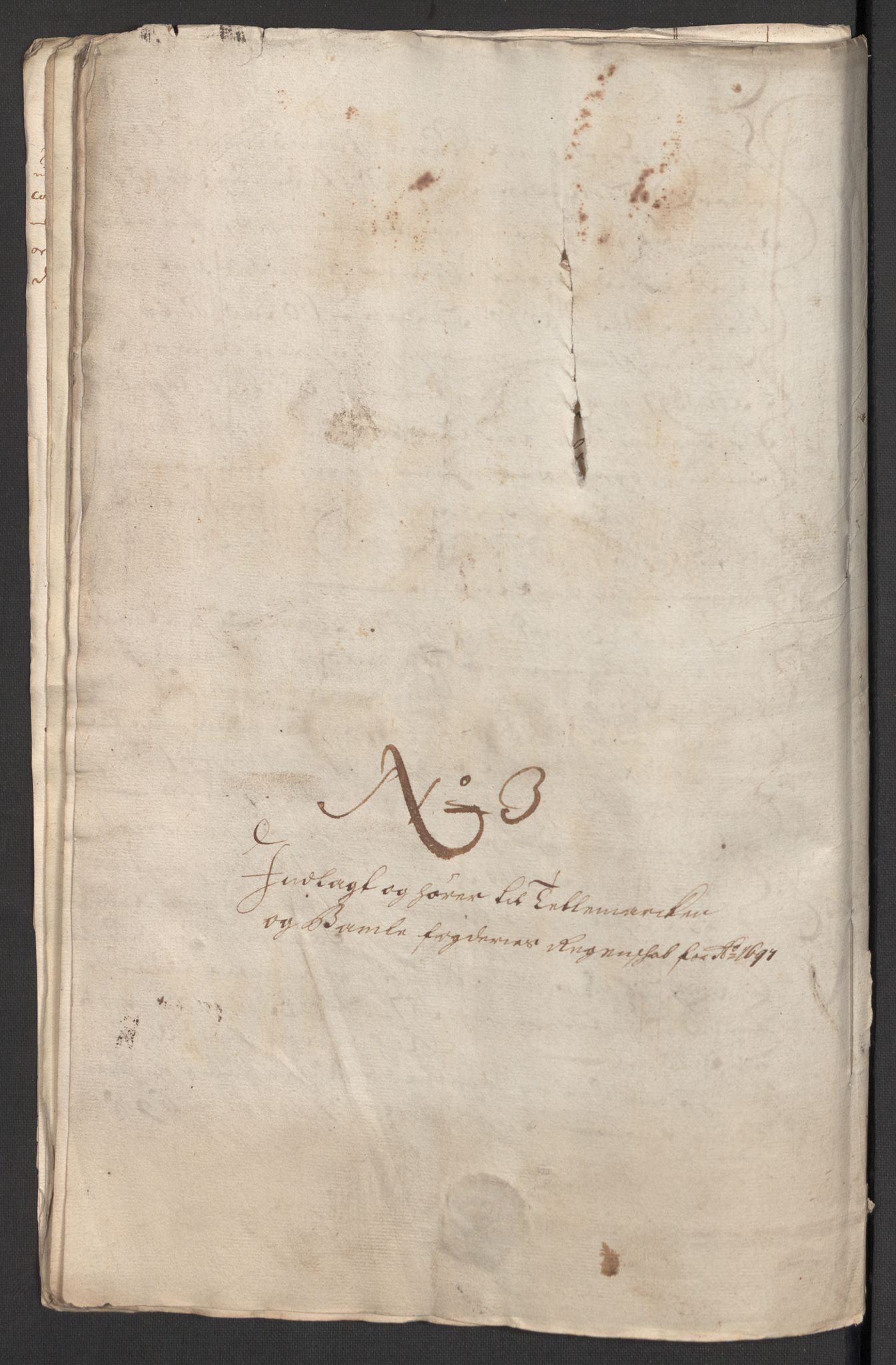 Rentekammeret inntil 1814, Reviderte regnskaper, Fogderegnskap, RA/EA-4092/R36/L2096: Fogderegnskap Øvre og Nedre Telemark og Bamble, 1697, p. 59