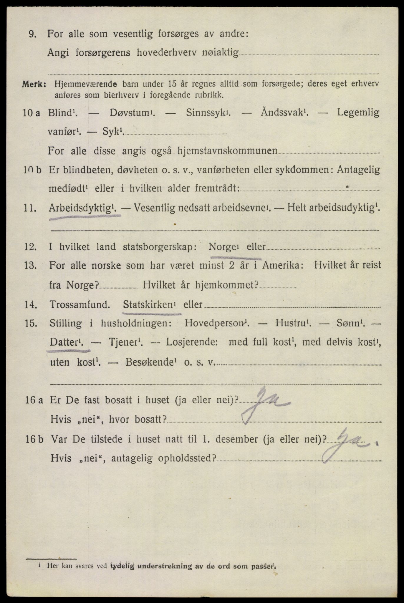 SAKO, 1920 census for Lardal, 1920, p. 5834