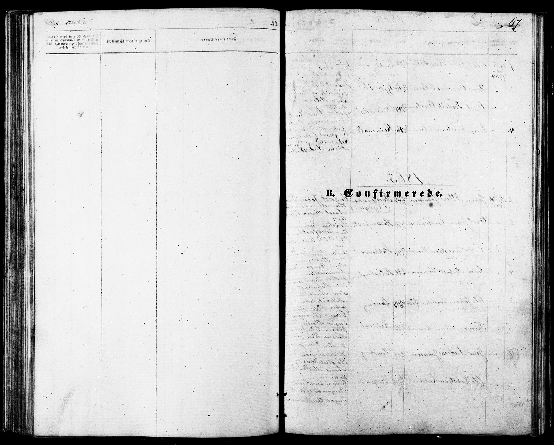 Lyngen sokneprestembete, SATØ/S-1289/H/He/Heb/L0006klokker: Parish register (copy) no. 6, 1864-1881, p. 67